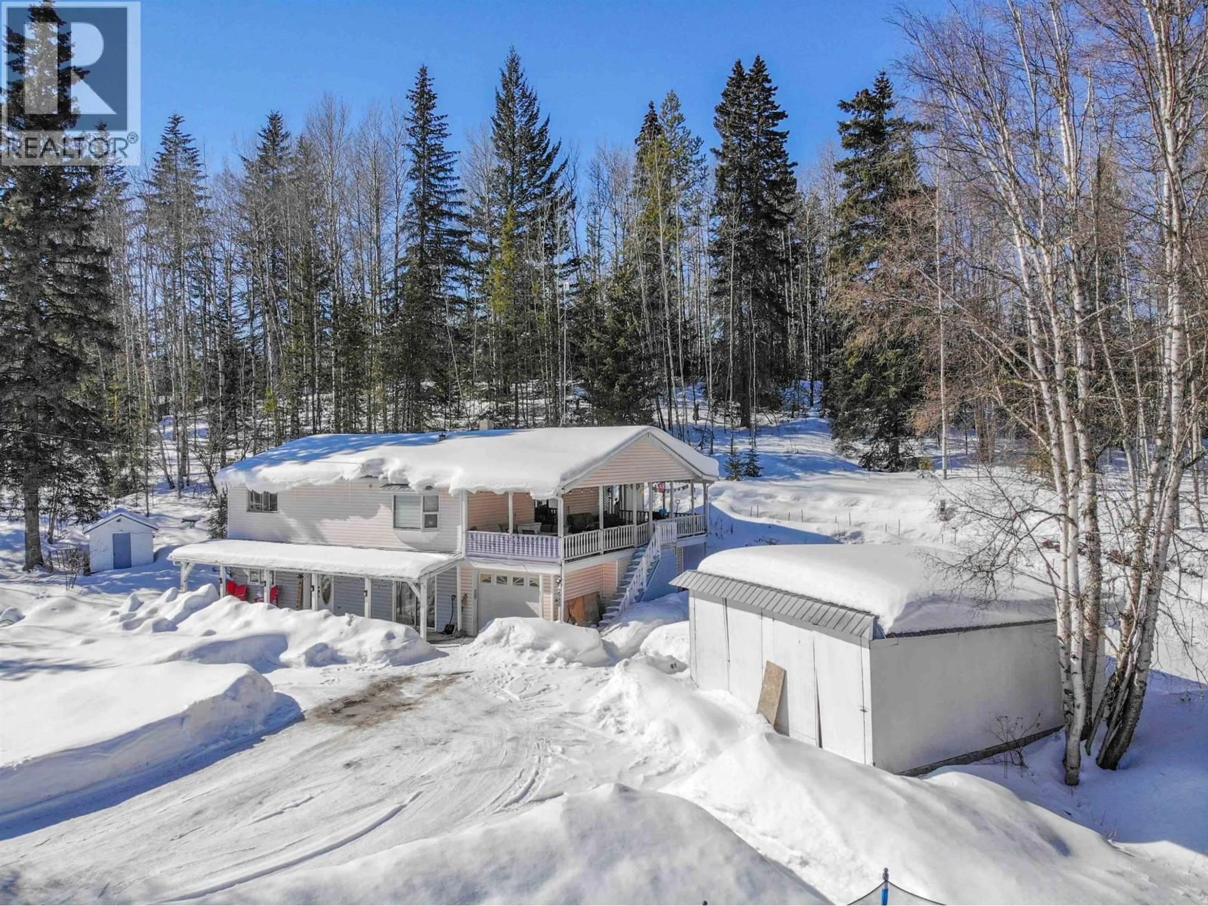 A pic from outside/outdoor area/front of a property/back of a property/a pic from drone, unknown for 2988 NAZKO ROAD, Quesnel British Columbia V2J7E9