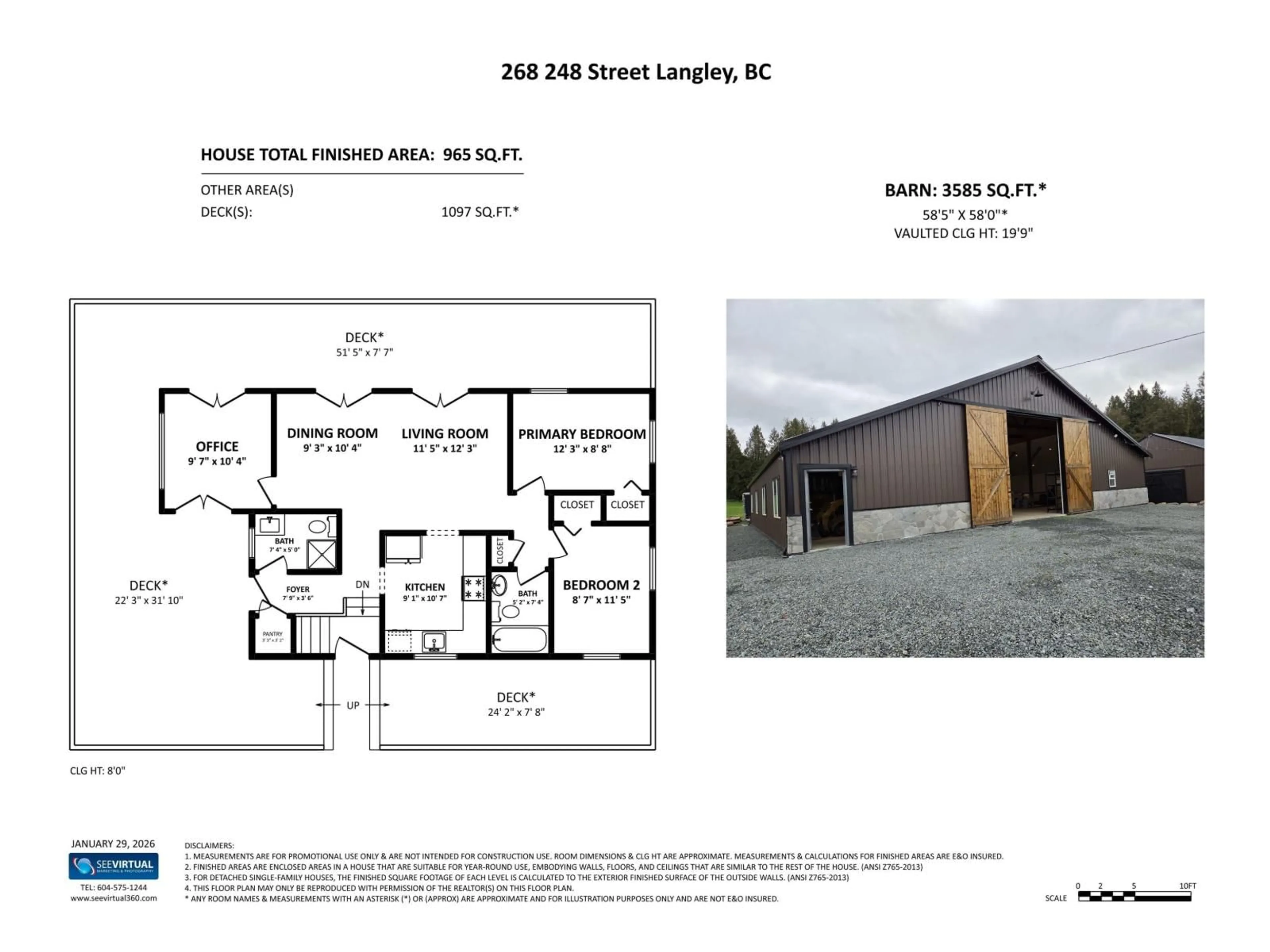 Floor plan for 268 248 STREET, Langley British Columbia V4W2H1