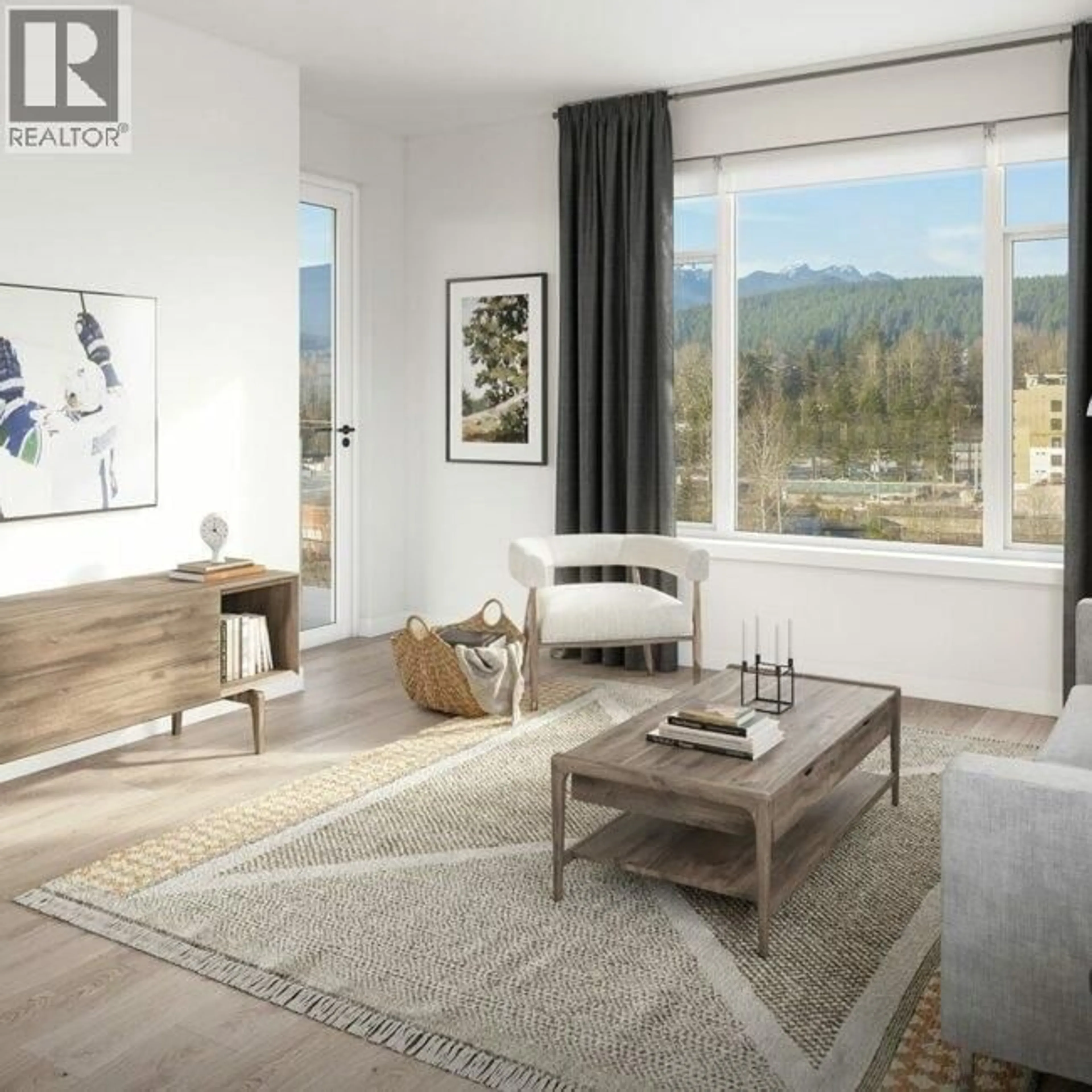 Living room with furniture, unknown for 414 - 111 BULLER STREET, Port Moody British Columbia V3H0J7