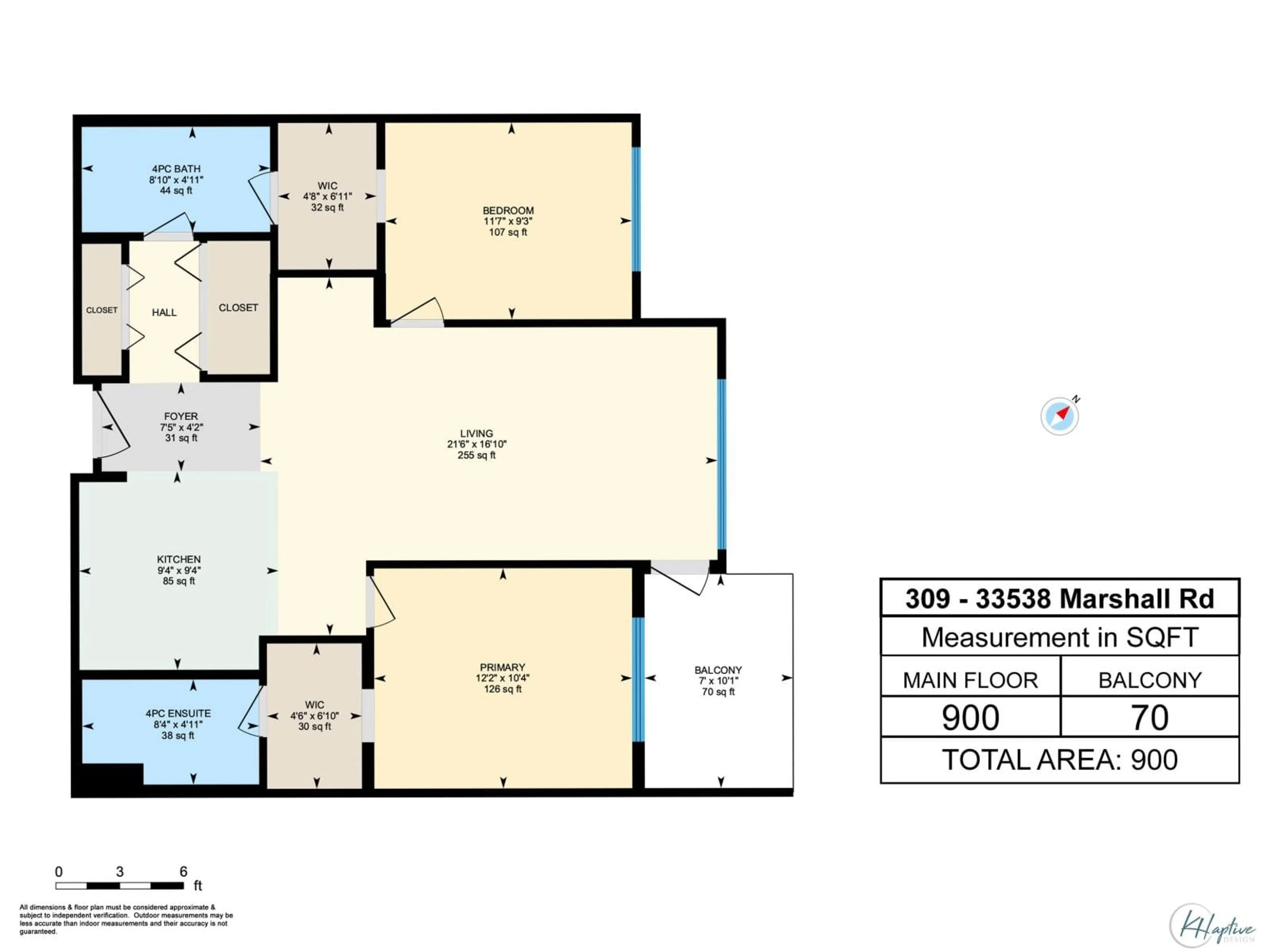 Floor plan for 309 - 33538 MARSHALL ROAD, Abbotsford British Columbia V2S0C7