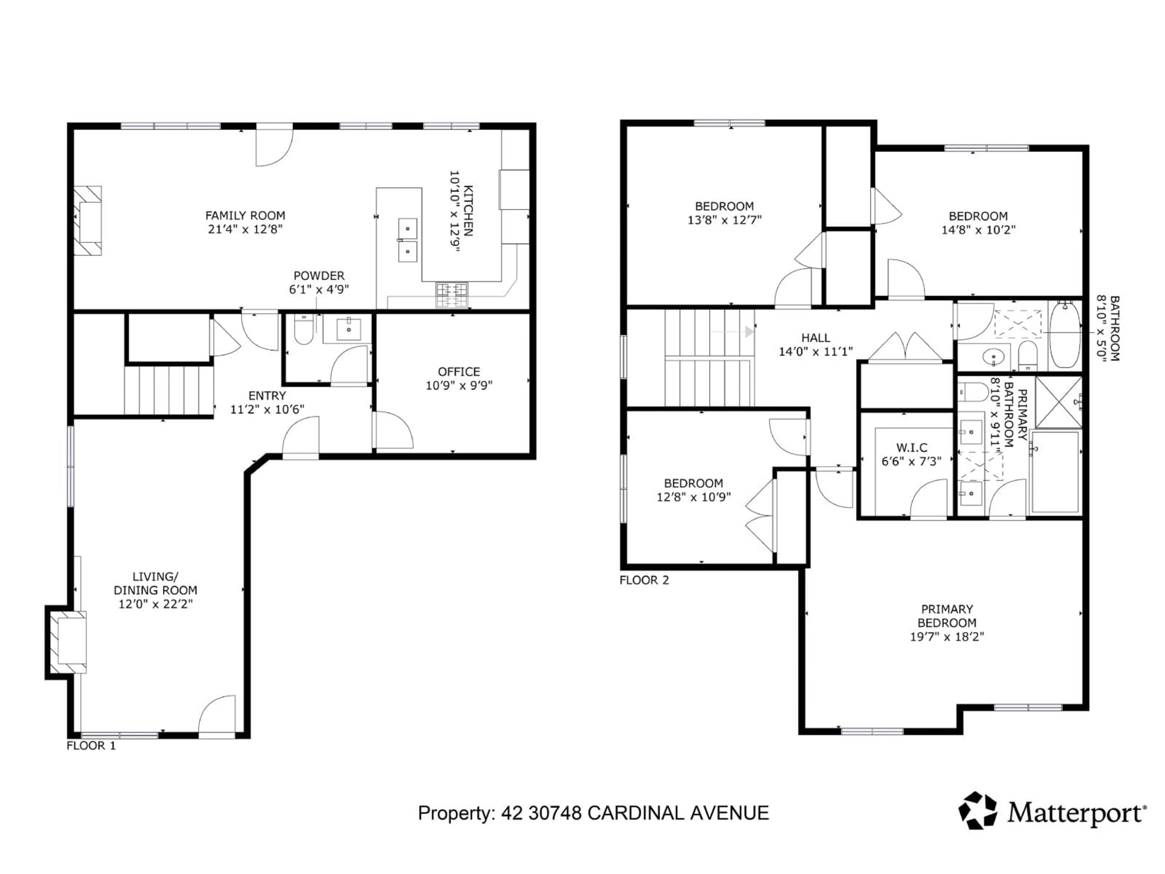 Floor plan for 42 - 30748 CARDINAL AVENUE, Abbotsford British Columbia V2T0C1
