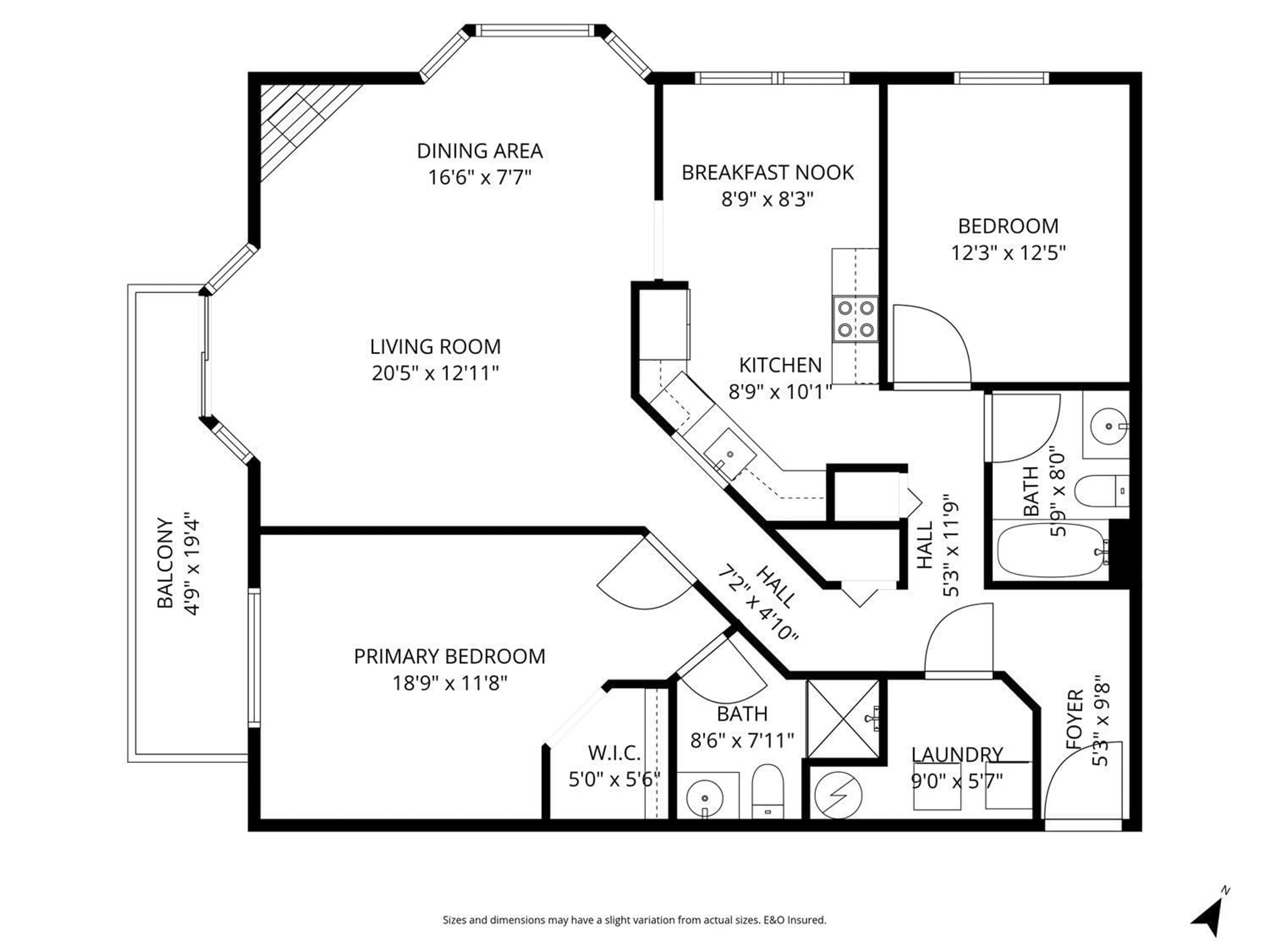 Floor plan for 103 - 45604 BRETT AVENUE, Chilliwack British Columbia V2P1N9