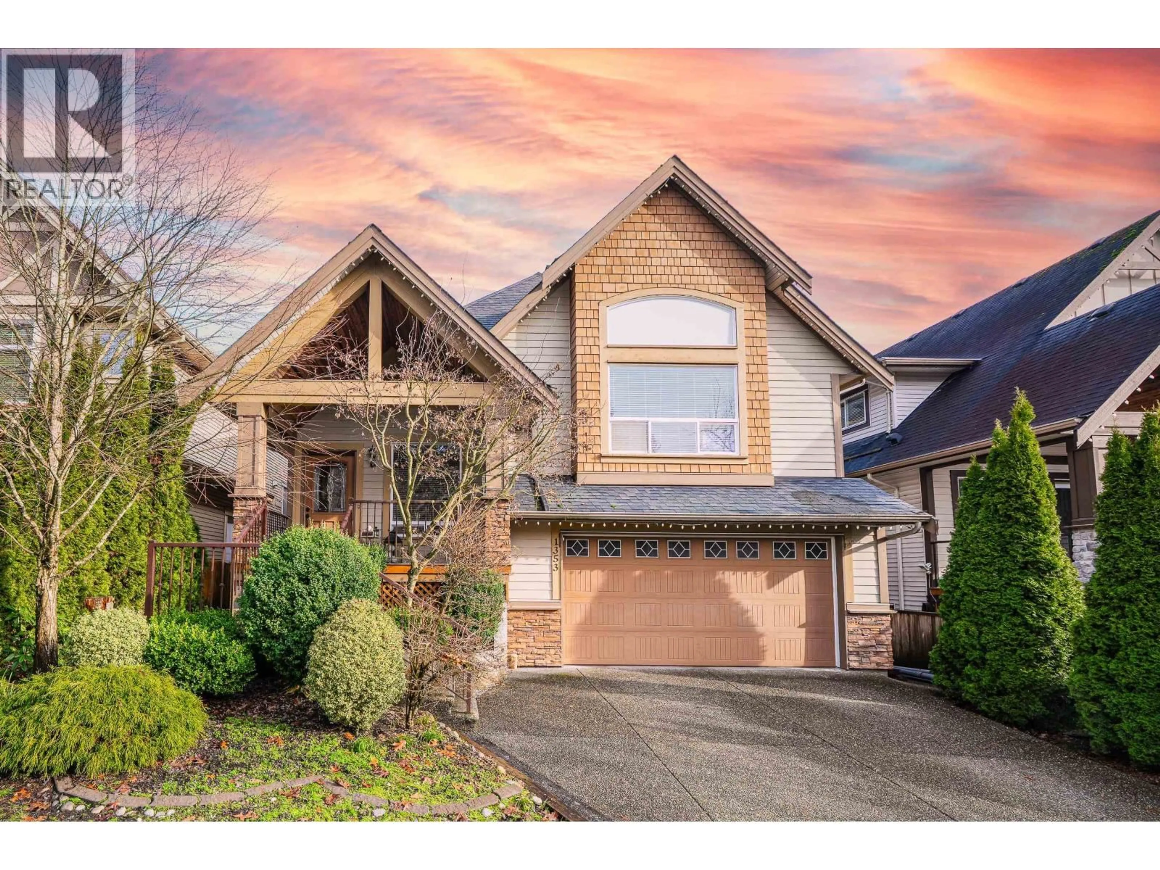 Home with brick exterior material, street for 1353 HAMES CRESCENT, Coquitlam British Columbia V3E0G4