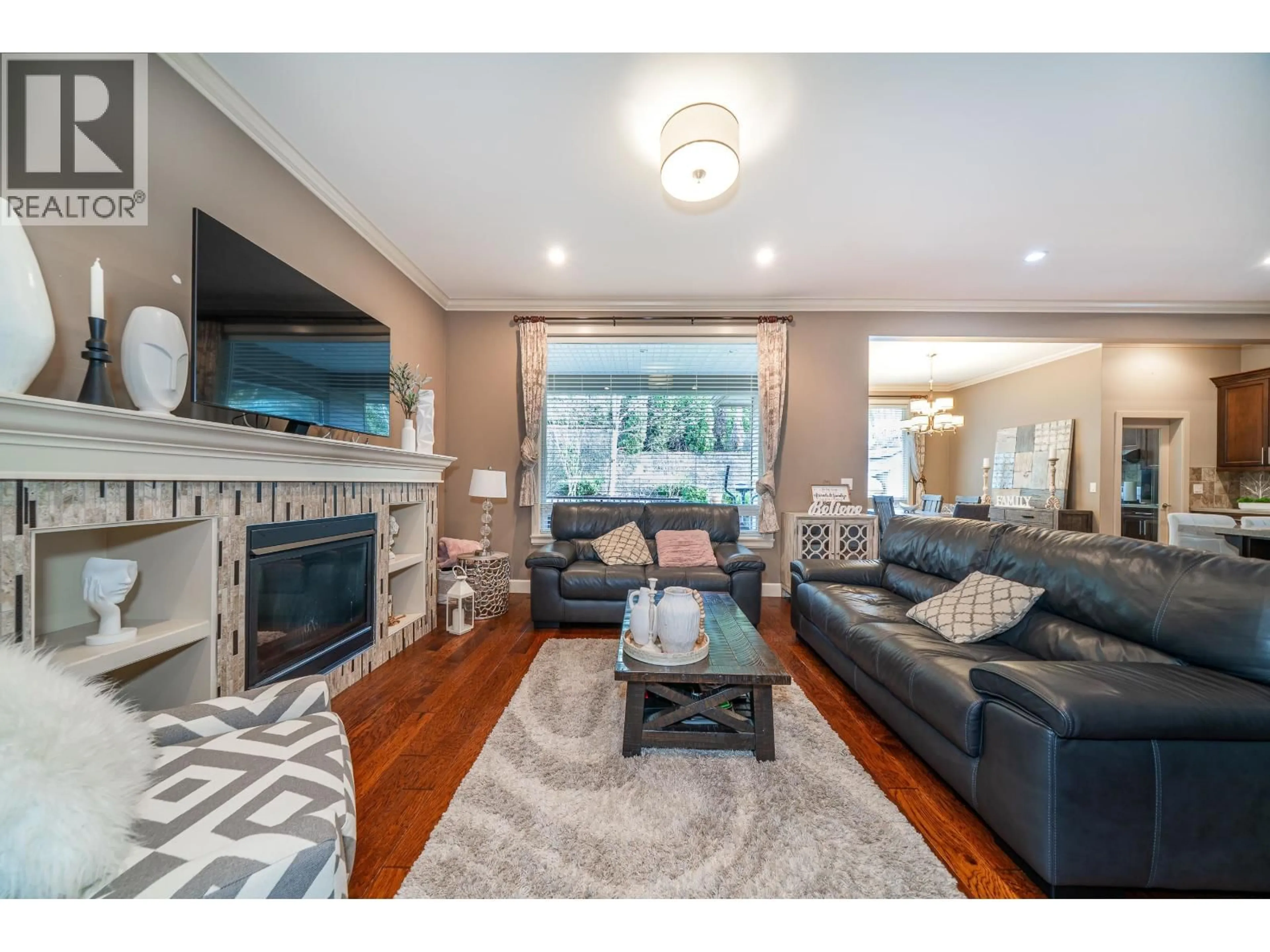 Living room with furniture, wood/laminate floor for 1353 HAMES CRESCENT, Coquitlam British Columbia V3E0G4