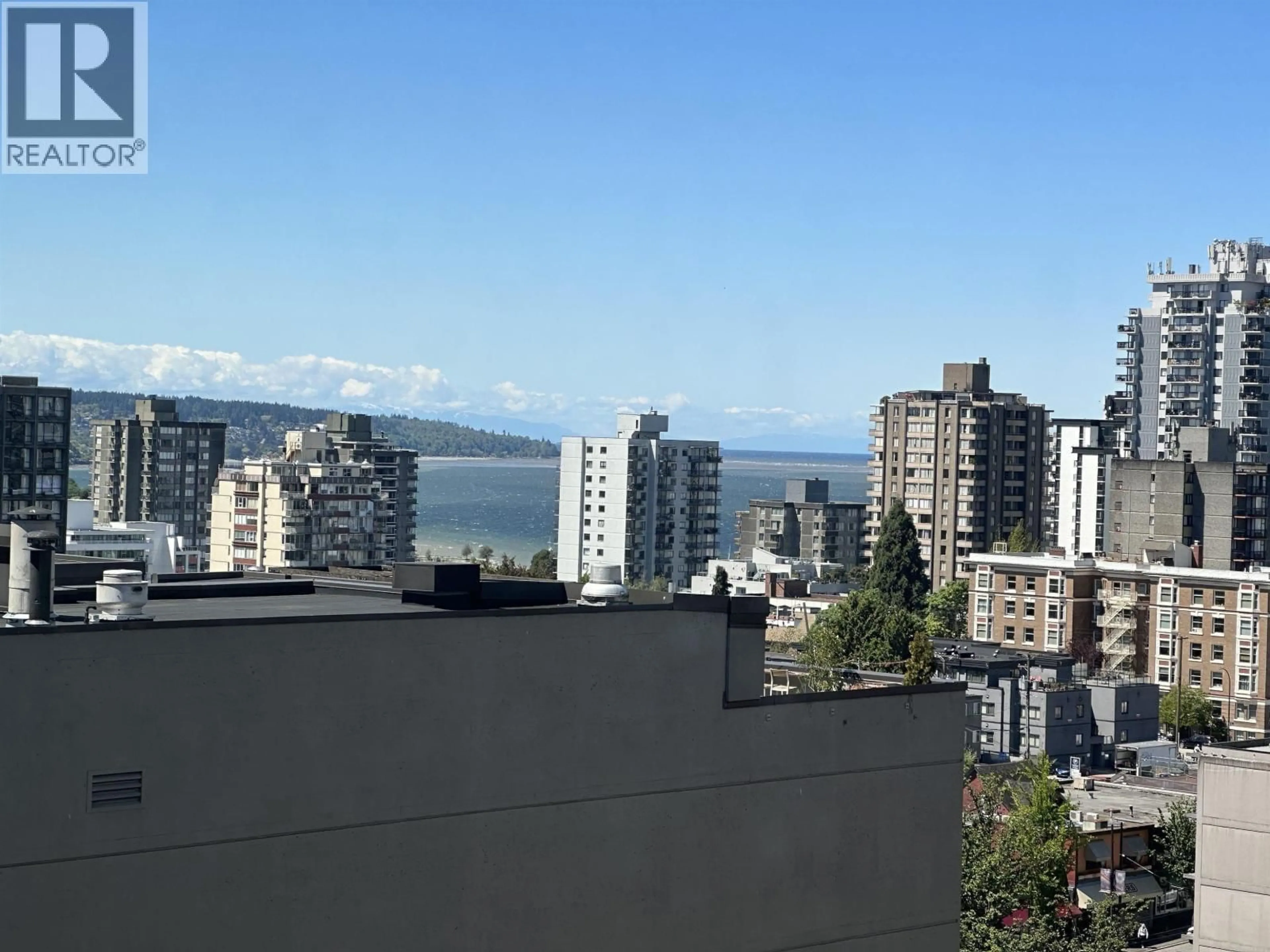 Balcony in the apartment, city buildings view from balcony for 1608 - 1133 HORNBY STREET, Vancouver British Columbia V6Z1W1