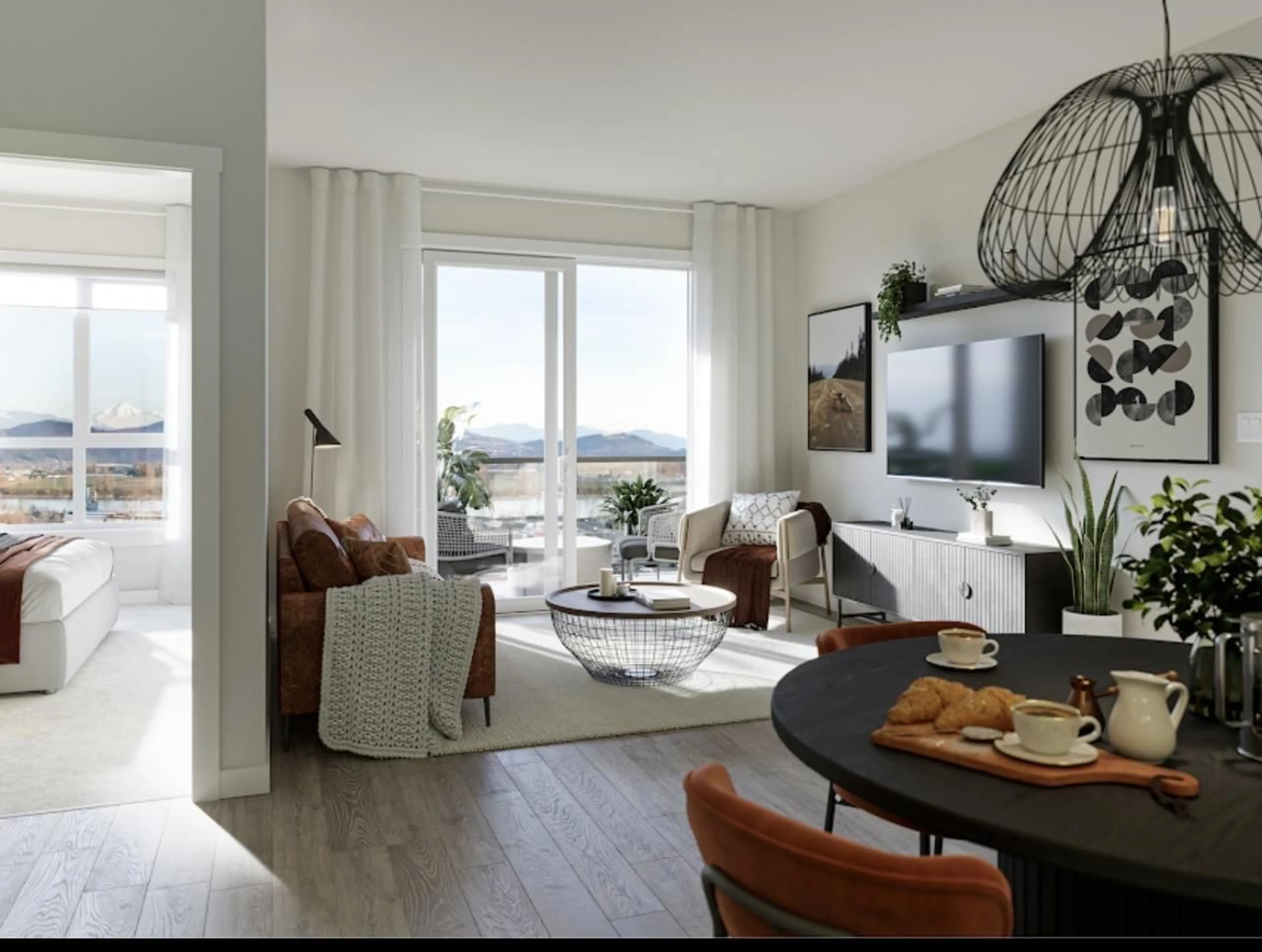 Living room with furniture, unknown for 204 - 7375 HORNE STREET STREET NORTH, Mission British Columbia V2V6T8