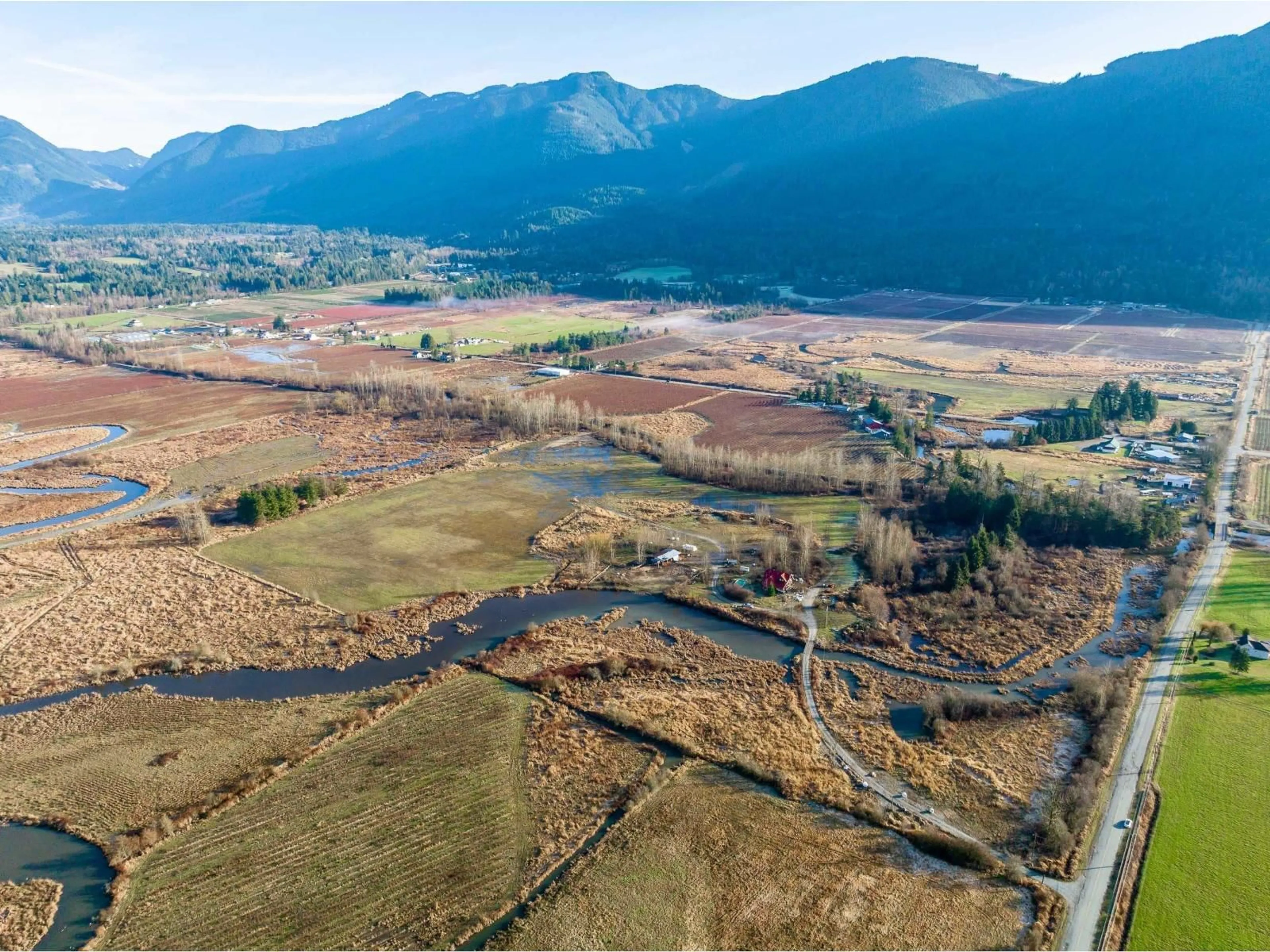 A pic from outside/outdoor area/front of a property/back of a property/a pic from drone, mountain view for 34995 DALE ROAD, Mission British Columbia V2V0B7