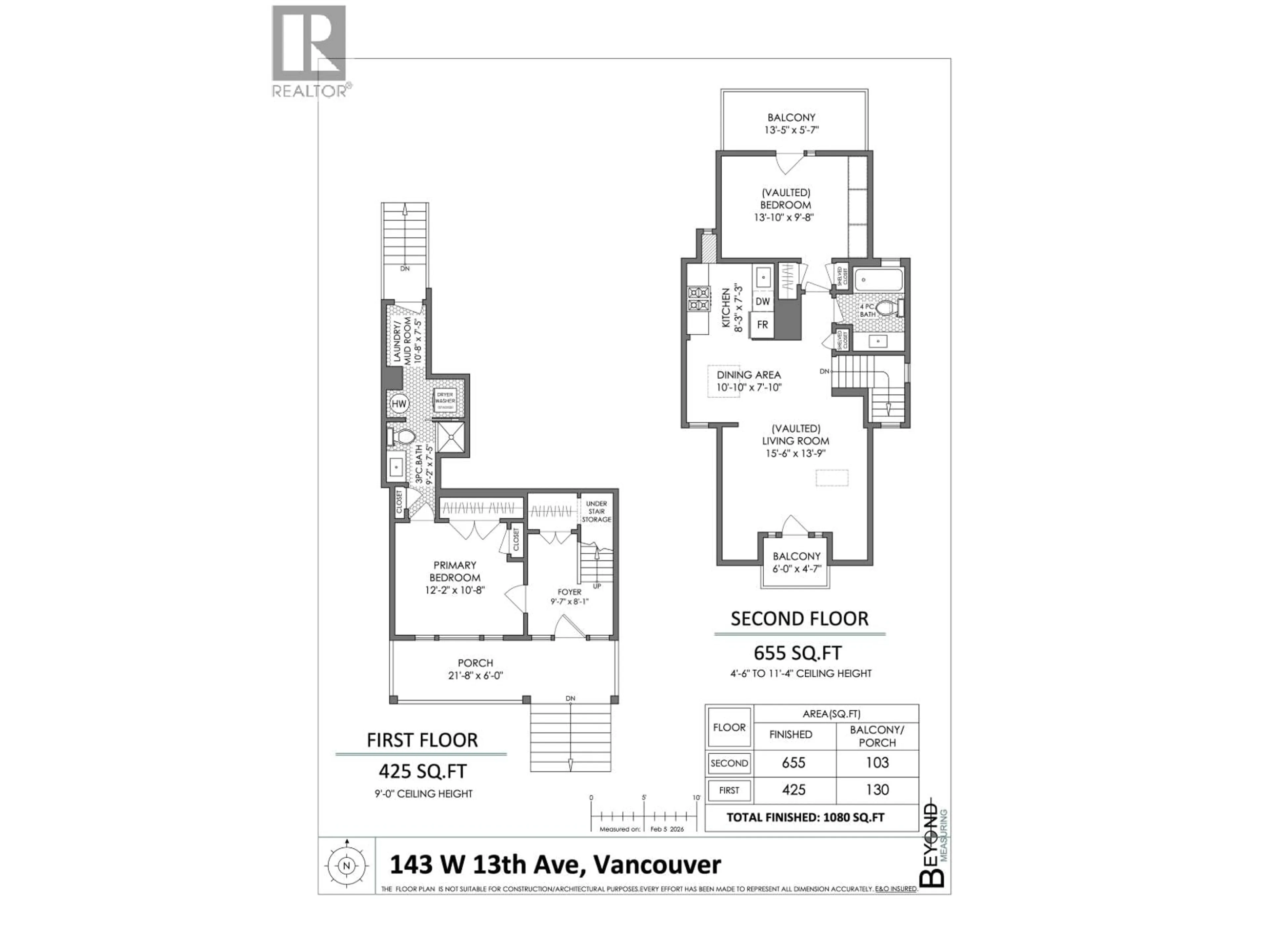 Floor plan for 143 13TH AVENUE, Vancouver British Columbia V5Y1V8