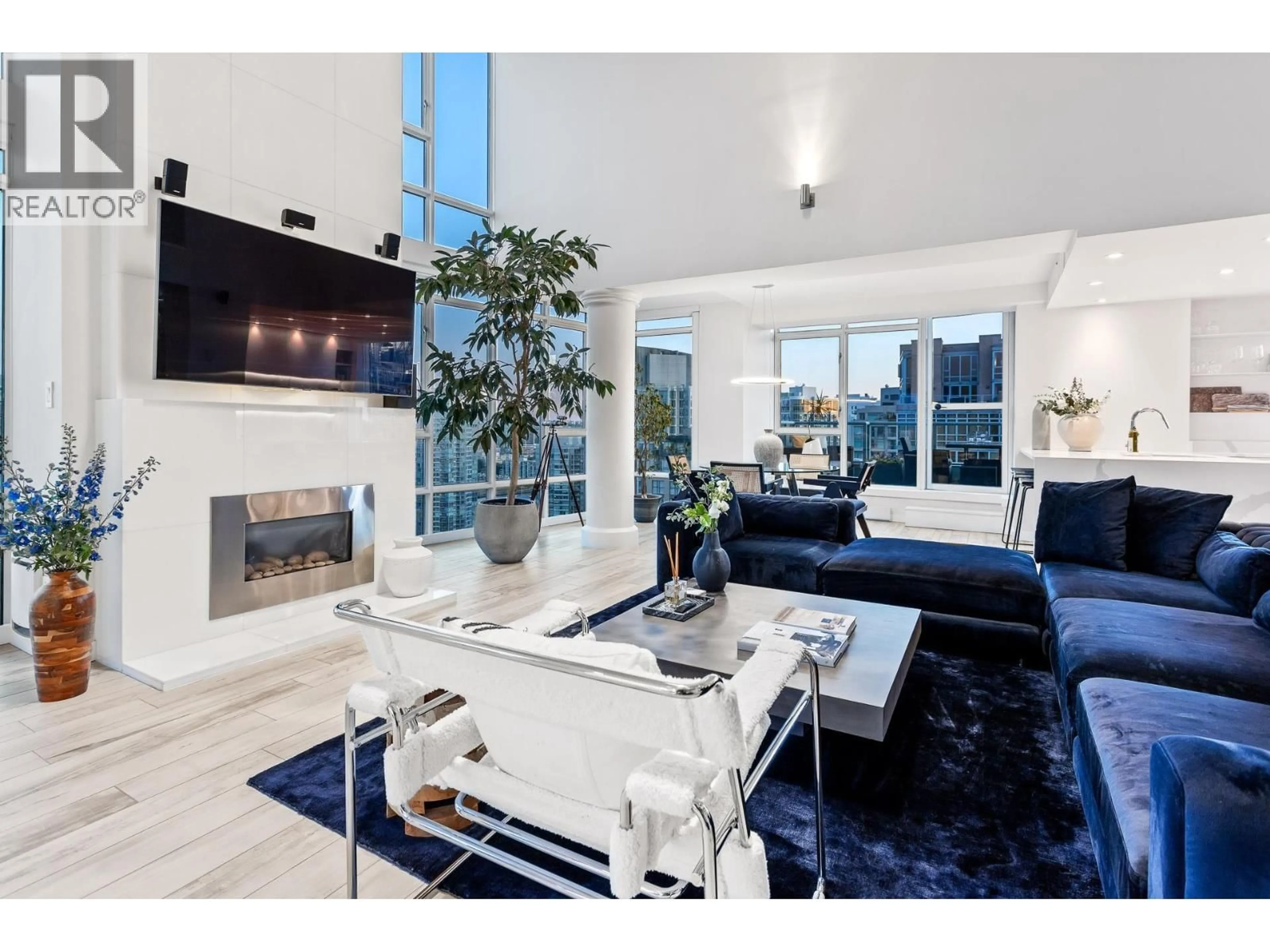 Living room with furniture, unknown for PH1 - 930 CAMBIE STREET, Vancouver British Columbia V6B5X6