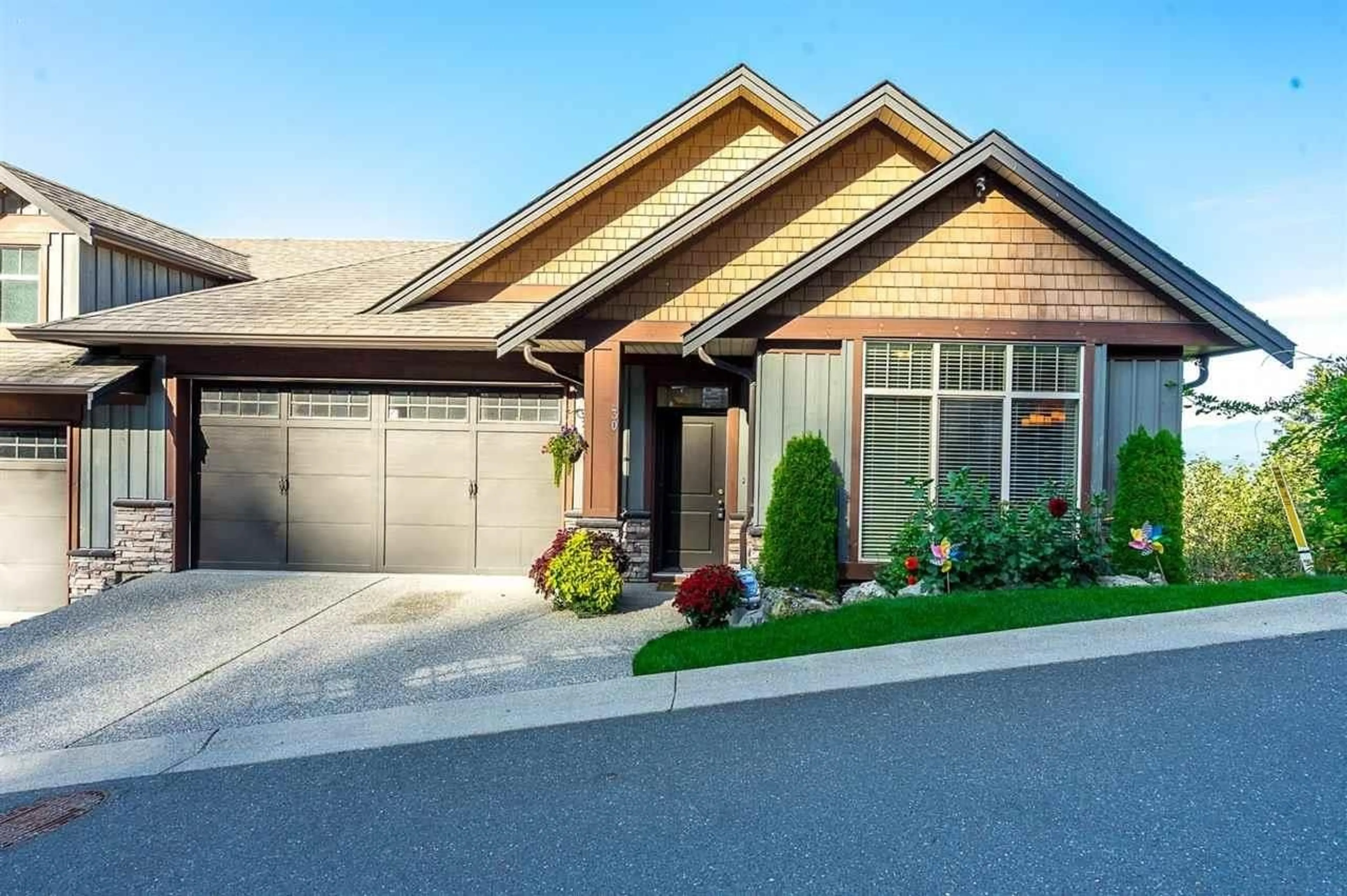 Home with brick exterior material, street for 30 - 43540 ALAMEDA DRIVE, Chilliwack British Columbia V2R0J9