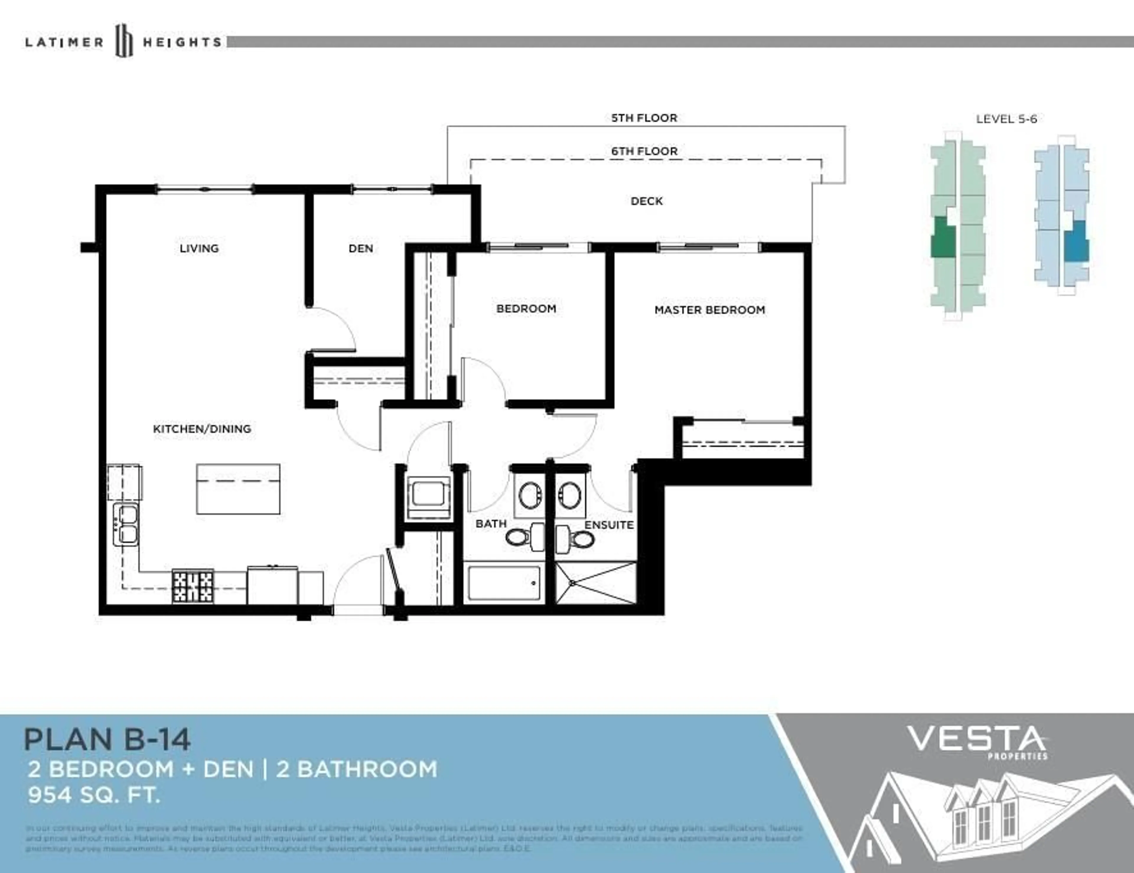 Floor plan for B501 - 20018 83A AVENUE, Langley British Columbia V2Y3P3