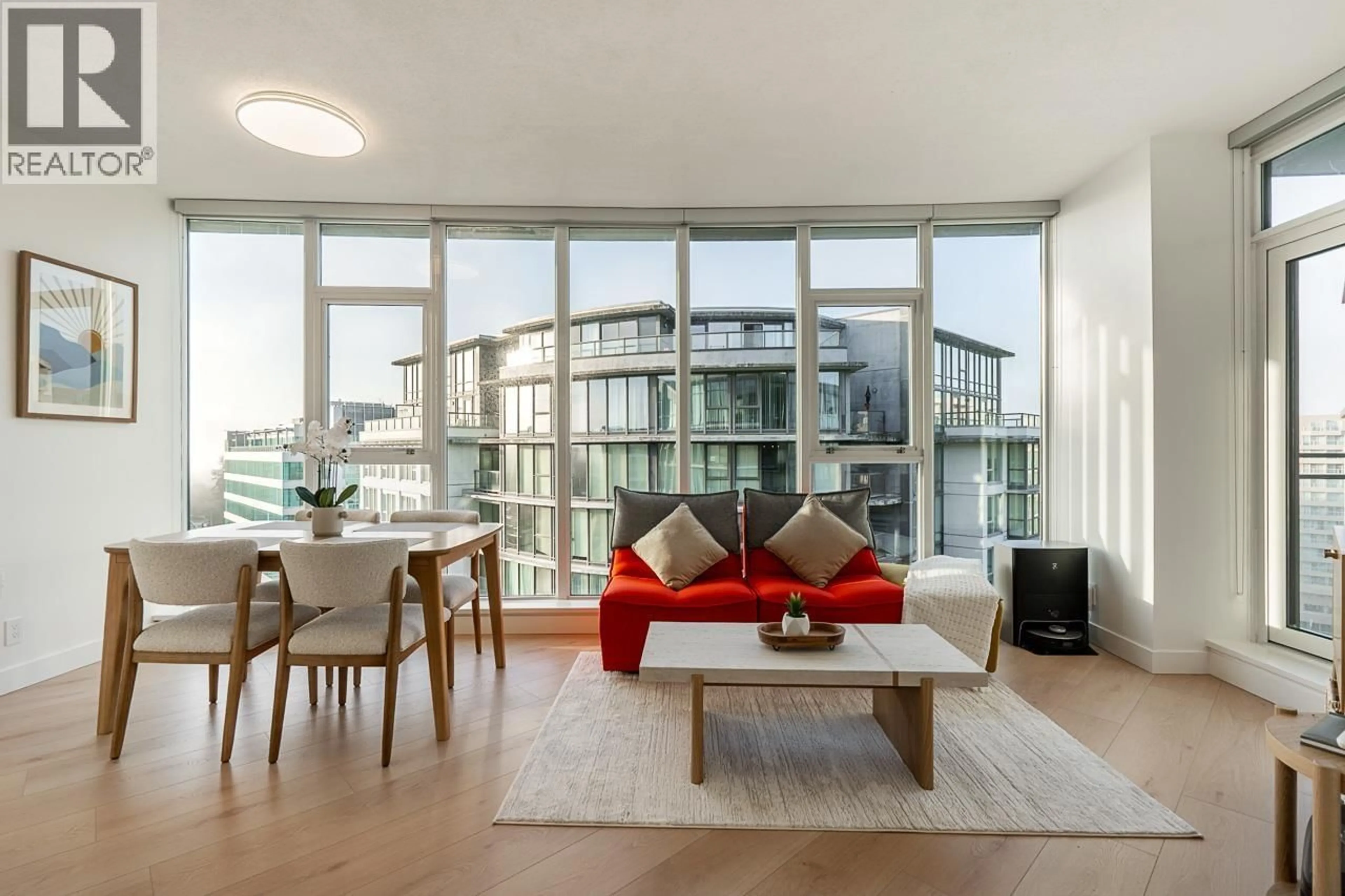 Living room with furniture, wood/laminate floor for 1812 - 8033 SABA ROAD, Richmond British Columbia V6Y4M8