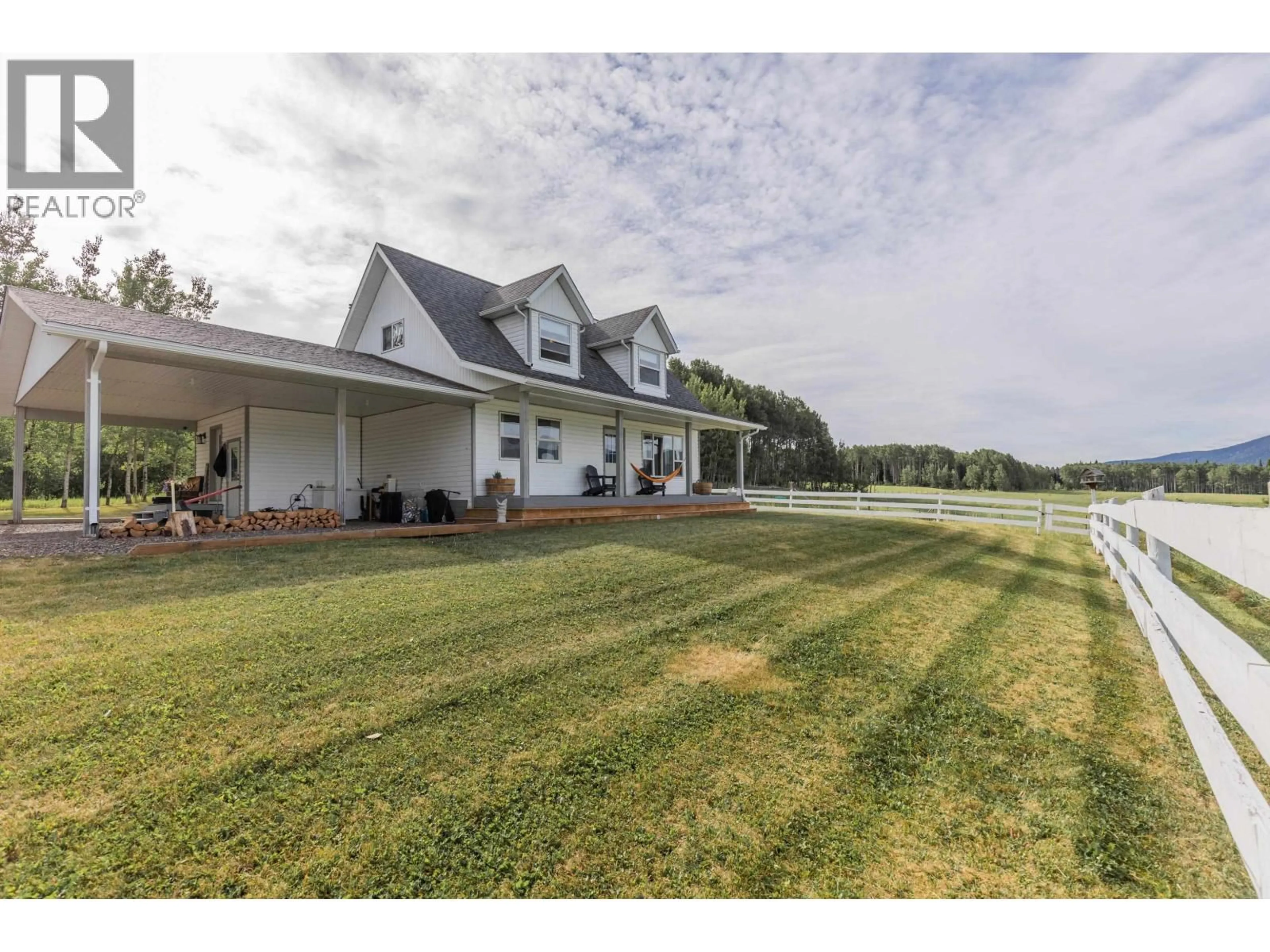 A pic from outside/outdoor area/front of a property/back of a property/a pic from drone, water/lake/river/ocean view for 18549 16 HIGHWAY, Telkwa British Columbia V0J2X0