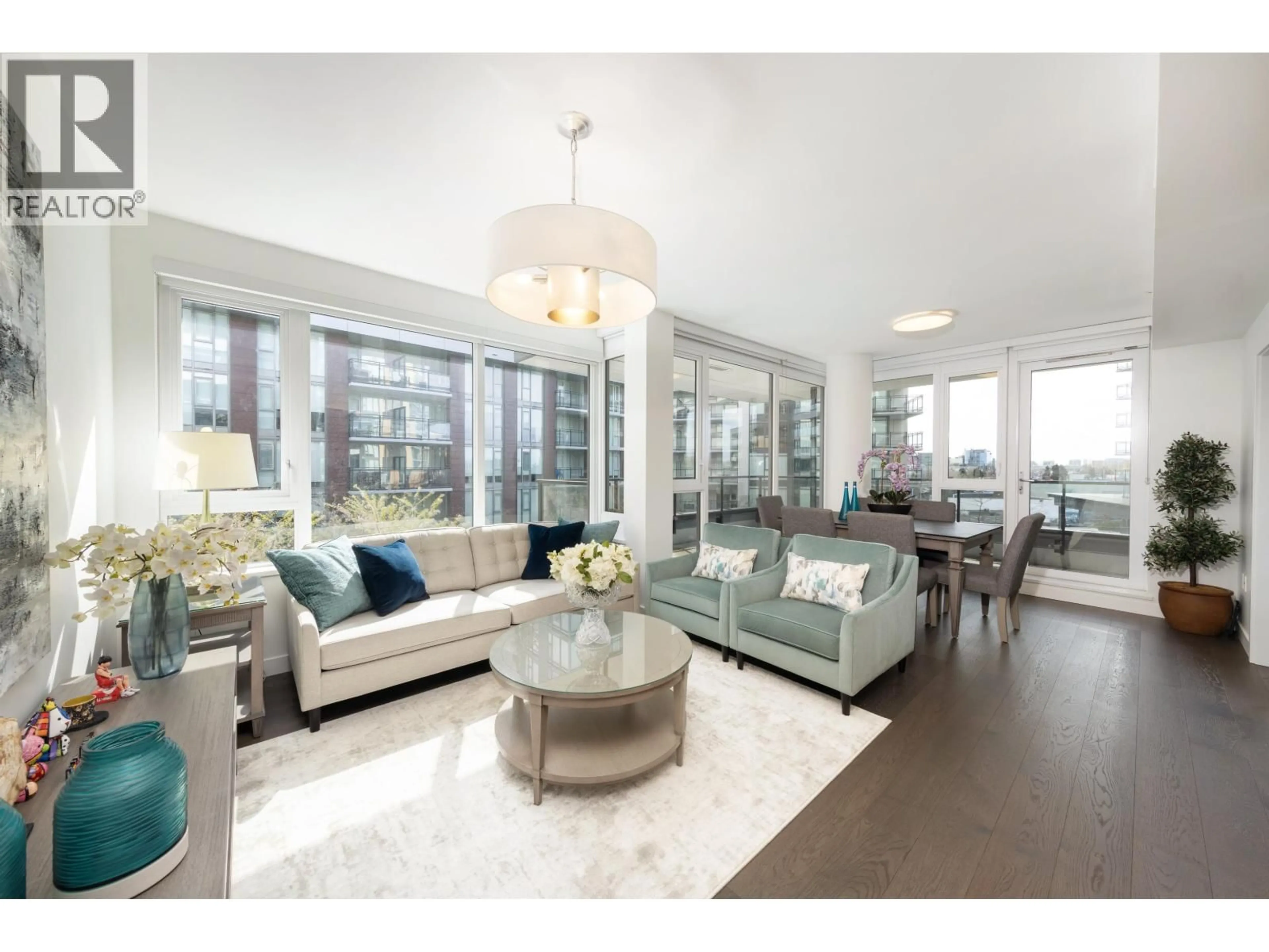 Living room with furniture, unknown for 709 - 8160 MCMYN WAY, Richmond British Columbia V6X0V2