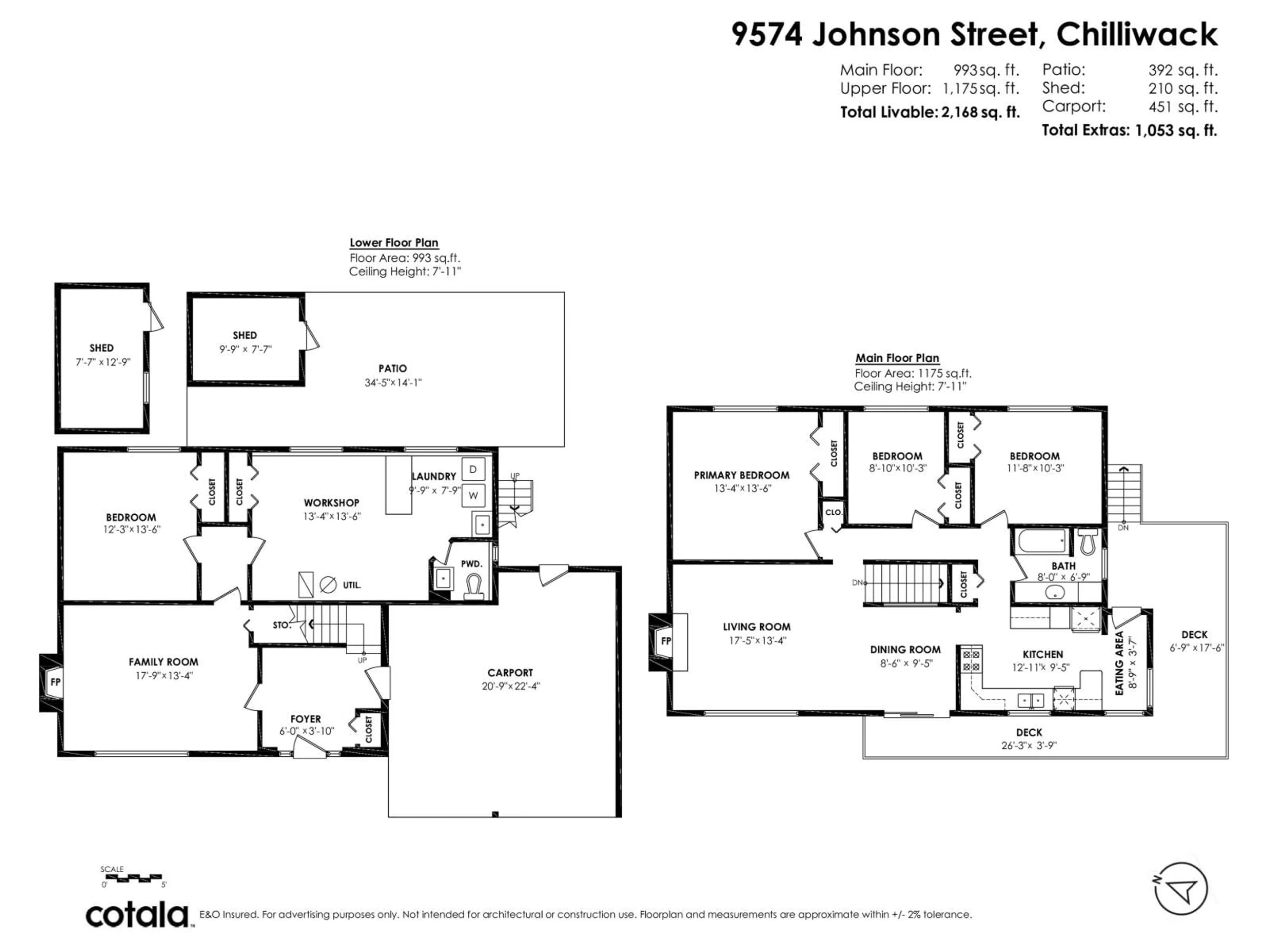 Floor plan for 9574 JOHNSON STREET, Chilliwack British Columbia V2P5Y2