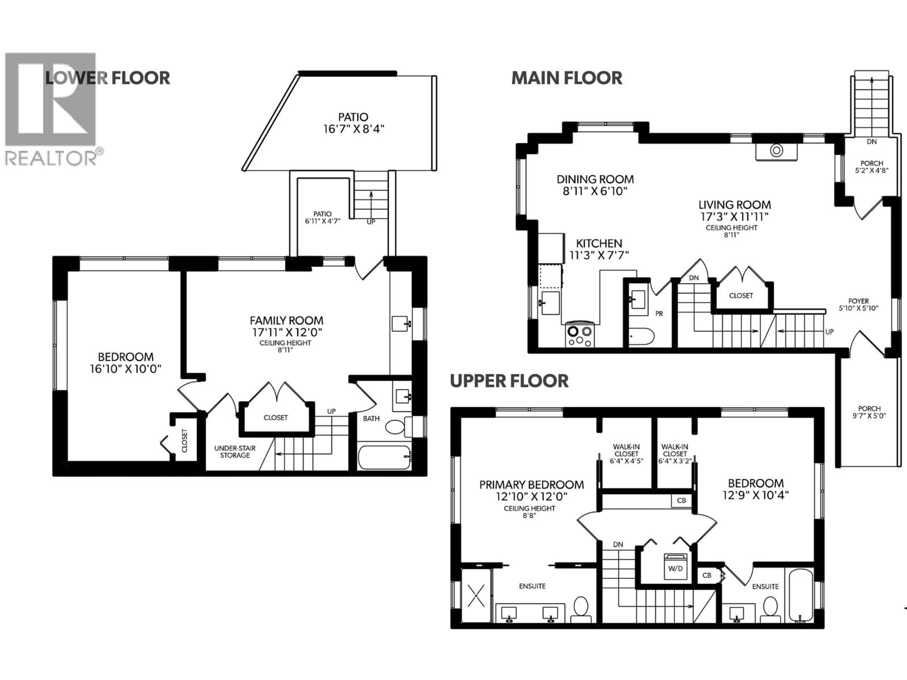 Floor plan for 1 - 123 14 AVENUE, Vancouver British Columbia V5Y1W8