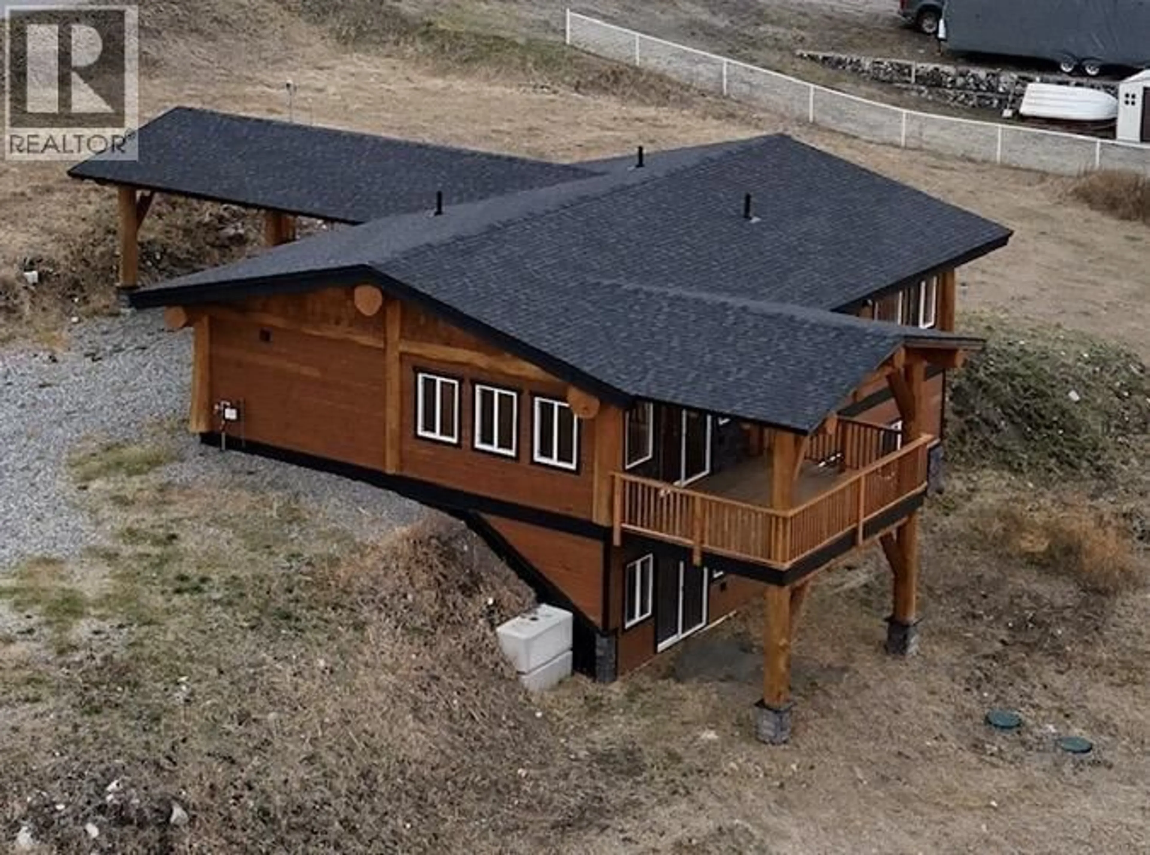 A pic from outside/outdoor area/front of a property/back of a property/a pic from drone, building for 2976 GOLD DIGGER DRIVE, Williams Lake British Columbia V0K2G0