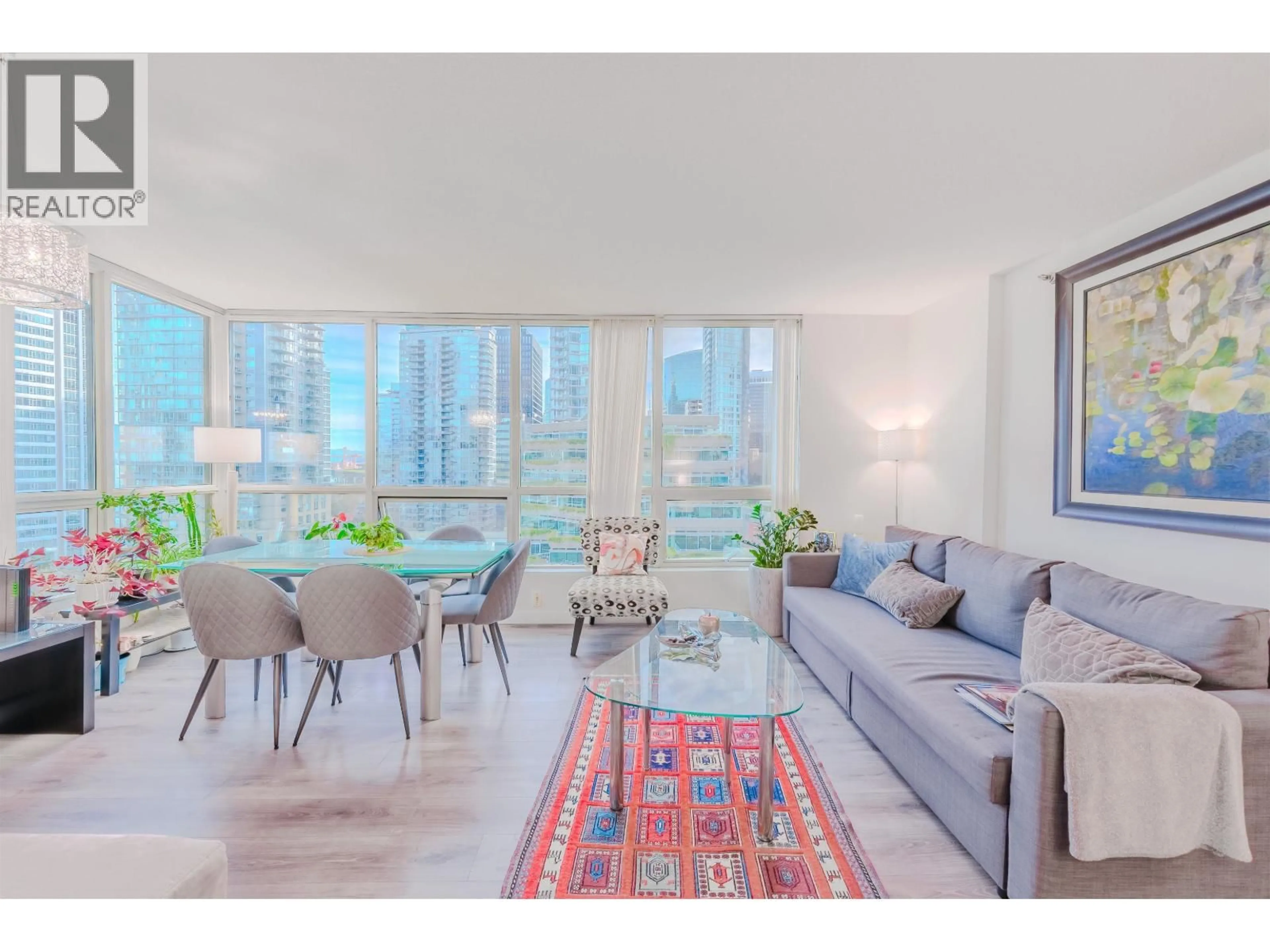 Living room with furniture, unknown for 1204 - 555 JERVIS STREET, Vancouver British Columbia V6E4N1