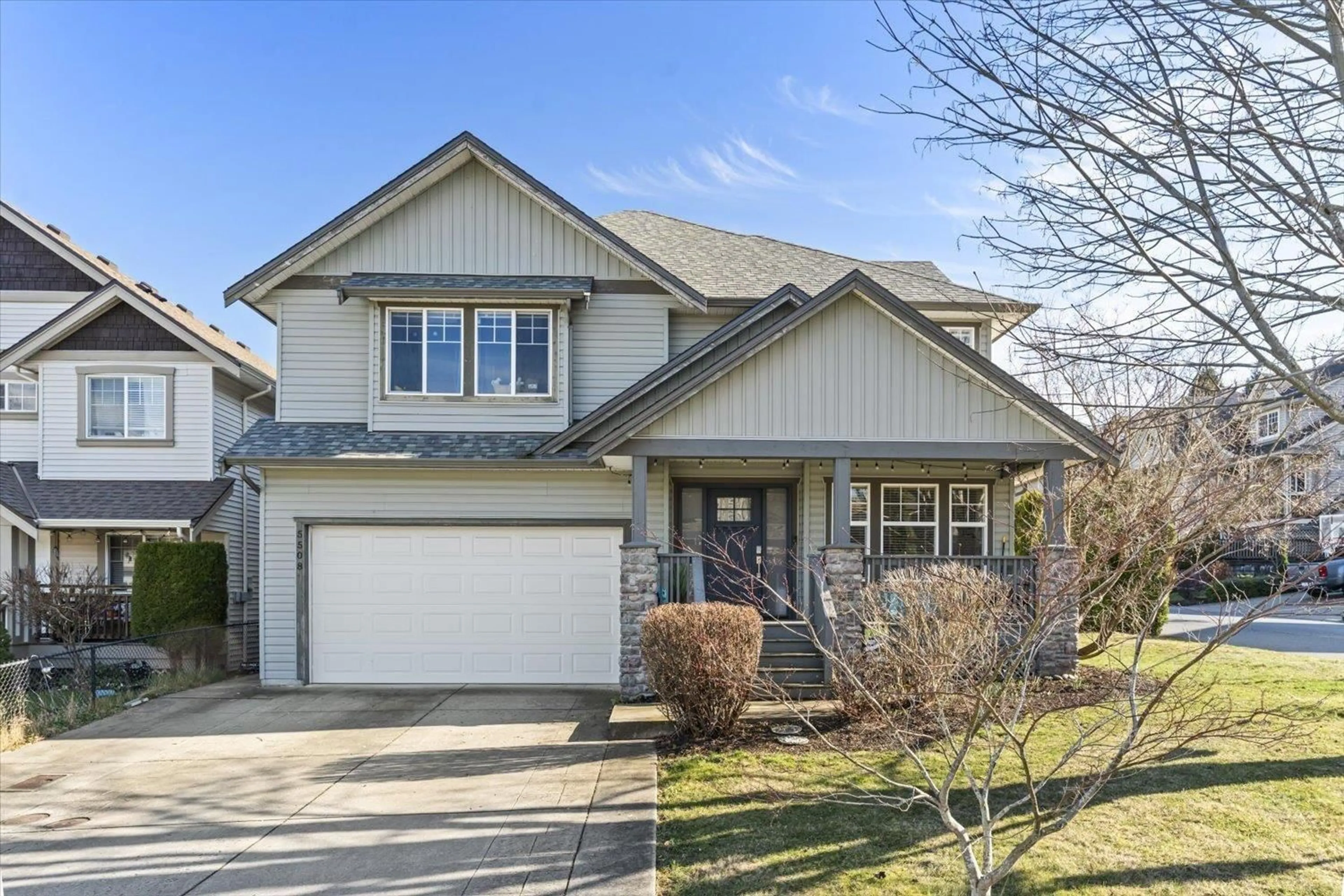 Home with vinyl exterior material, street for 5508 TESKEY ROAD, Chilliwack British Columbia V2R5W4