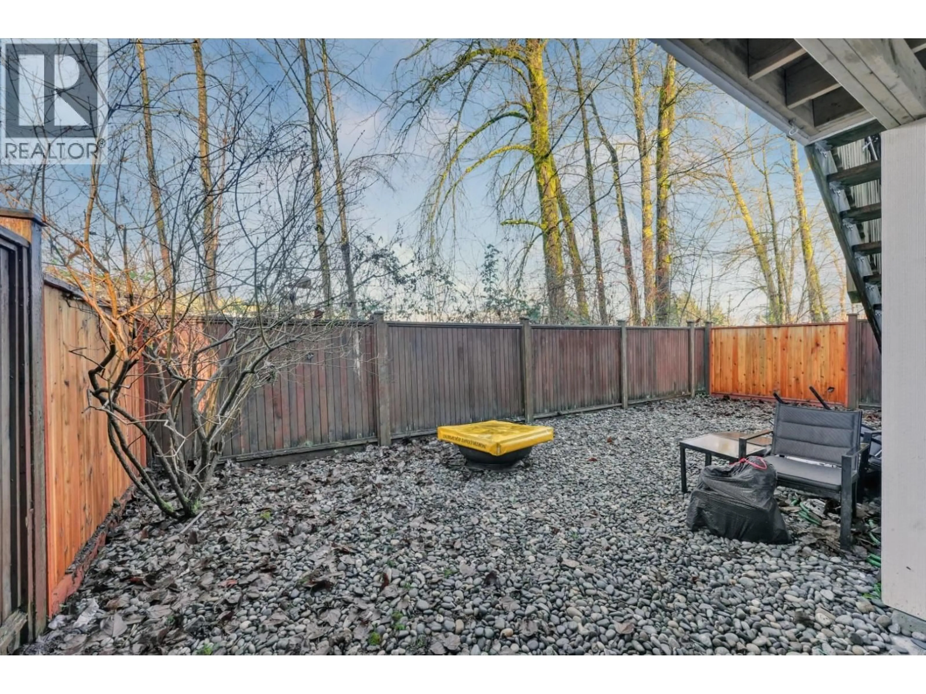 Patio, forest/trees view for 420 - 3000 RIVERBEND DRIVE, Coquitlam British Columbia V3C6R1