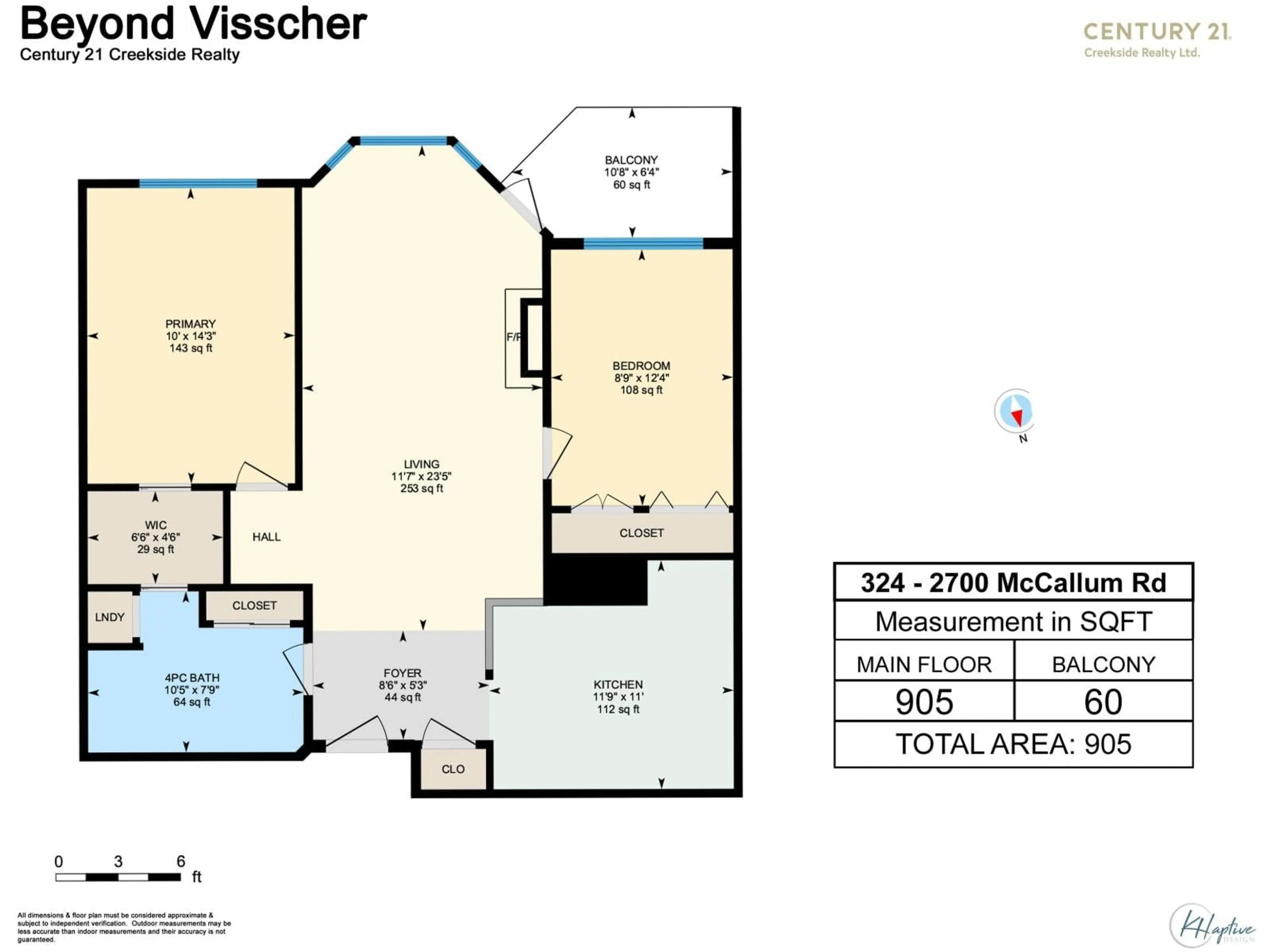 Floor plan for 324 - 2700 MCCALLUM ROAD, Abbotsford British Columbia V2S6X9