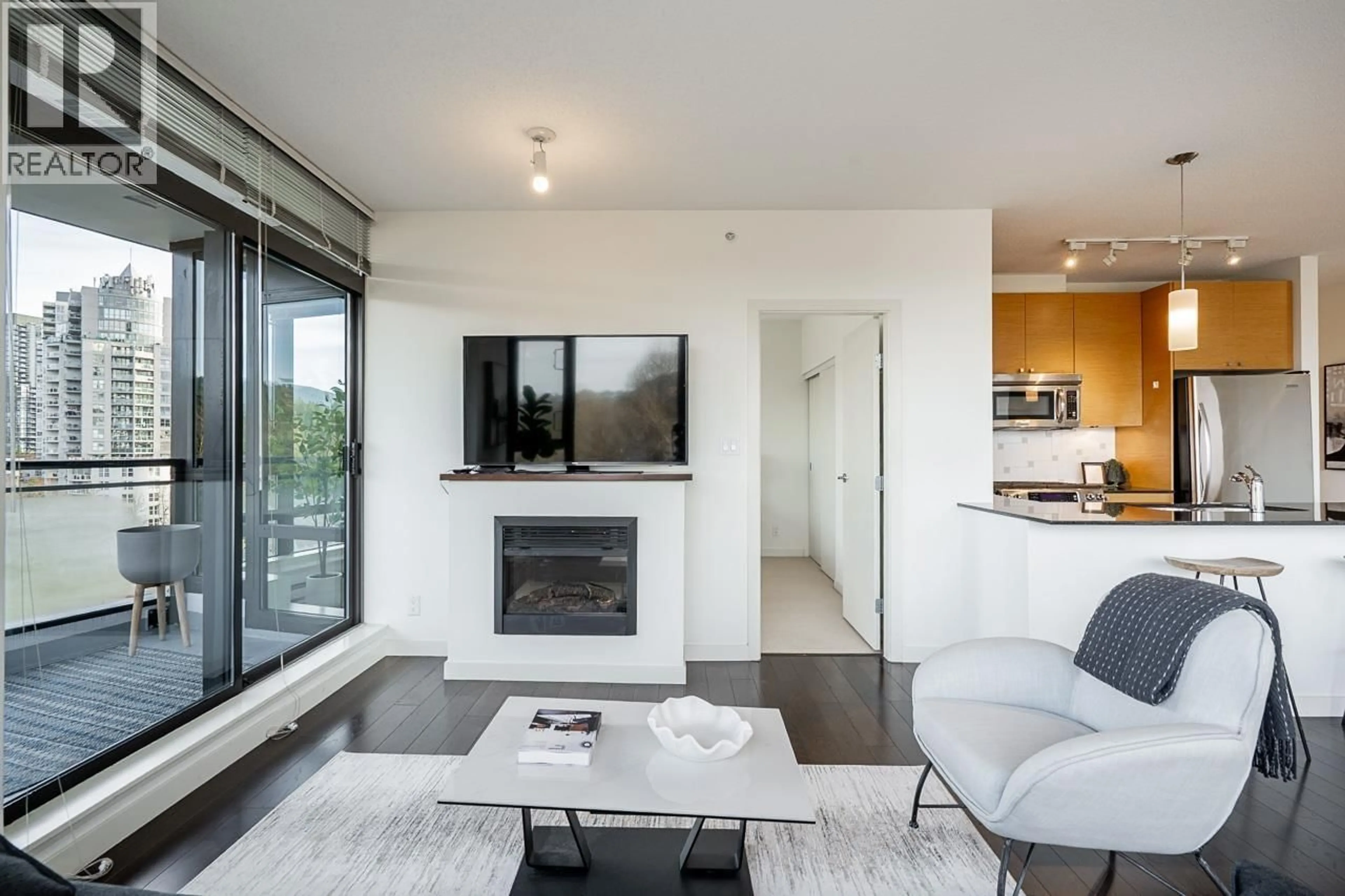 Living room with furniture, unknown for 706 - 110 BREW STREET, Port Moody British Columbia V3H0E4