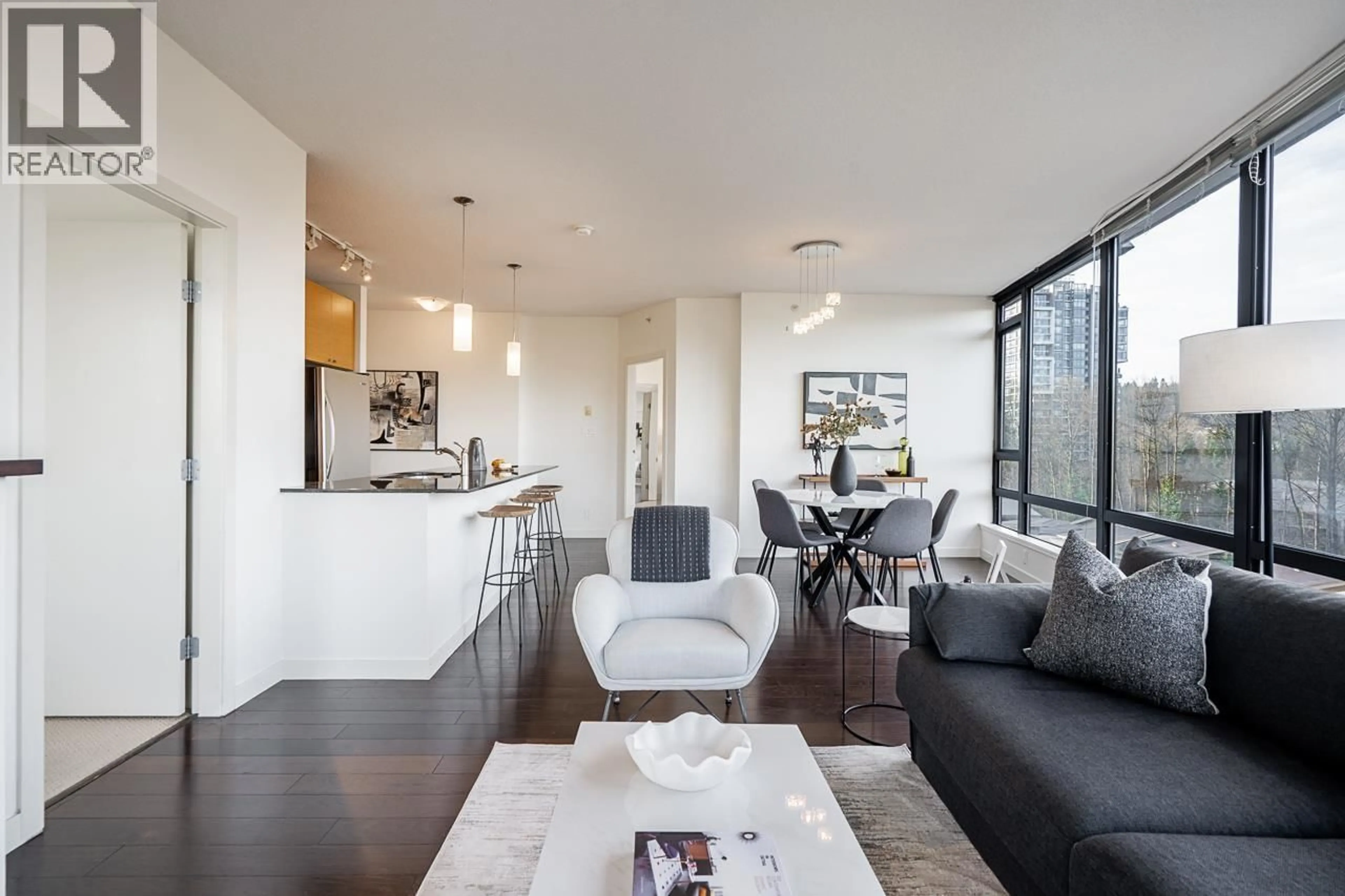 Living room with furniture, unknown for 706 - 110 BREW STREET, Port Moody British Columbia V3H0E4