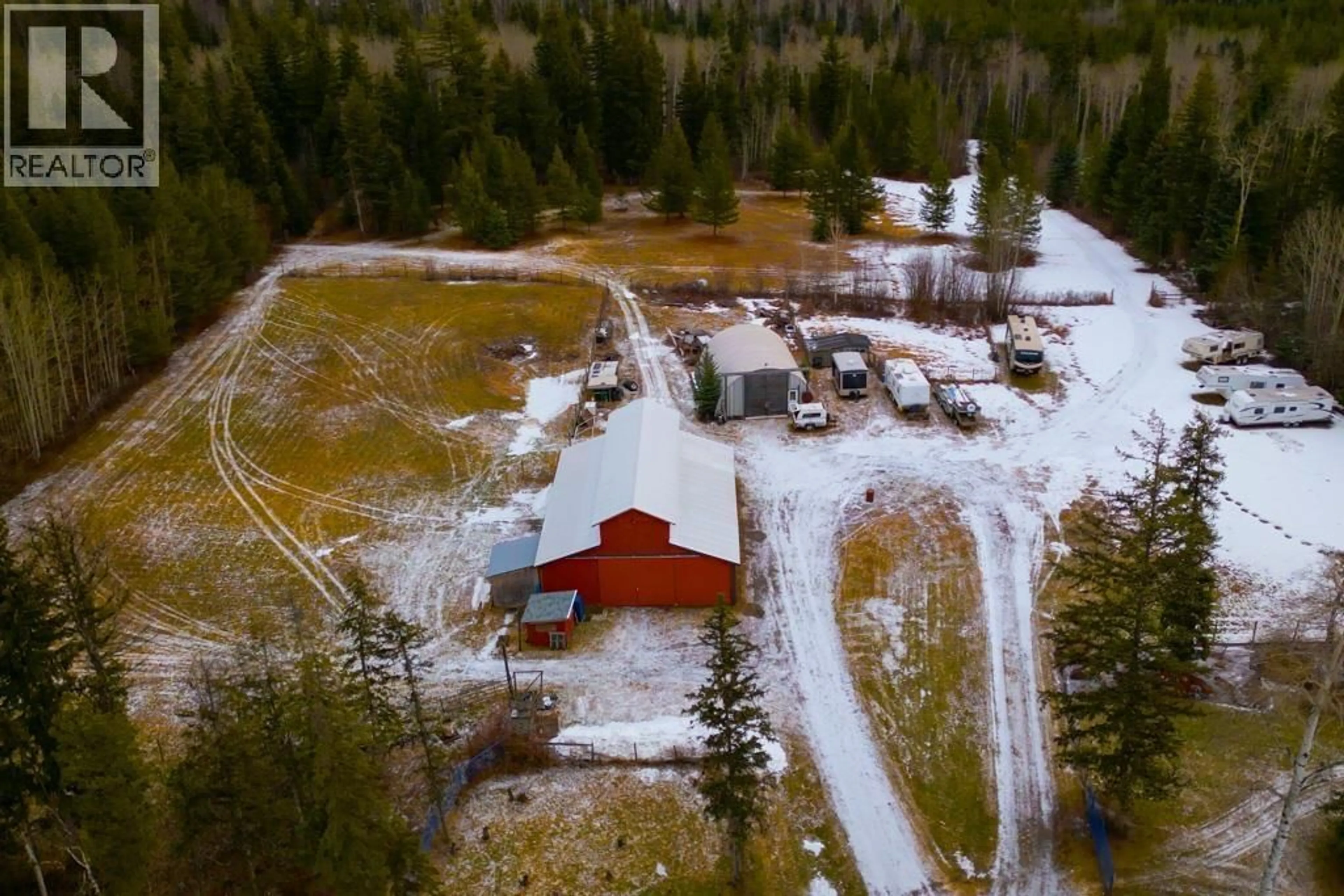 A pic from outside/outdoor area/front of a property/back of a property/a pic from drone, building for 9860 GRANBY ROAD, Prince George British Columbia V2N6E1