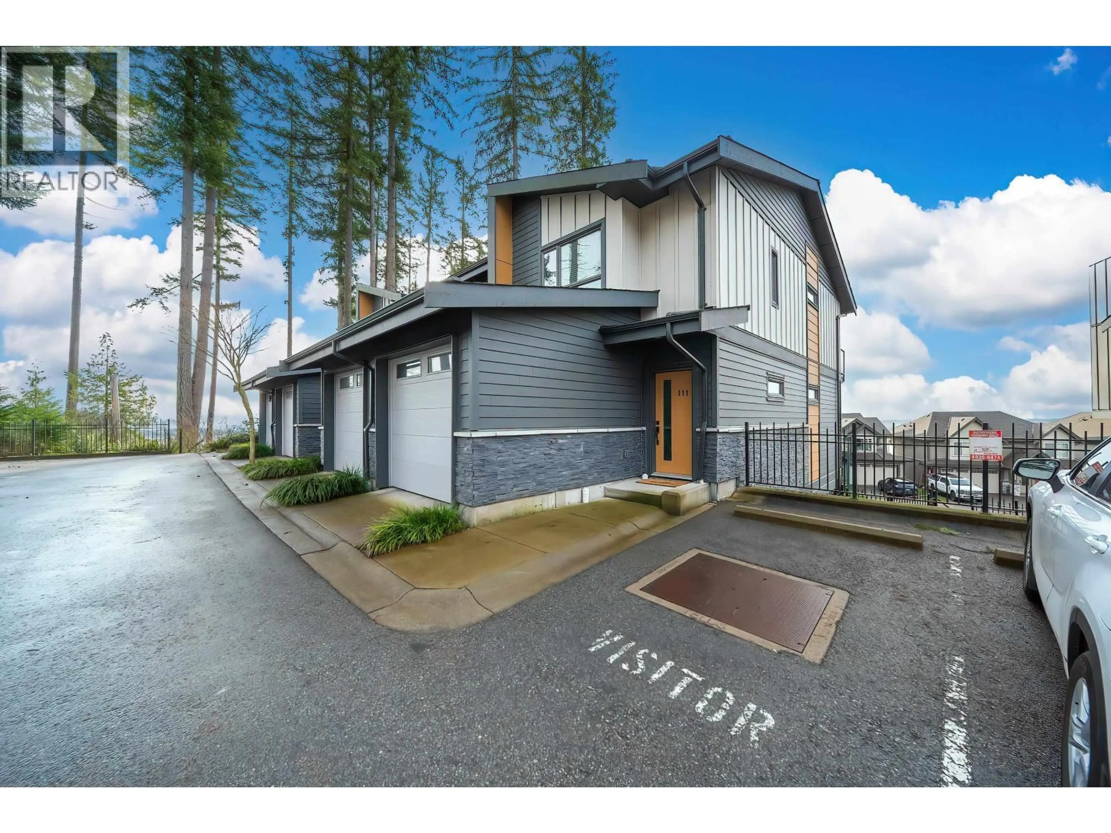 A pic from outside/outdoor area/front of a property/back of a property/a pic from drone, street for 111 - 3525 CHANDLER STREET, Coquitlam British Columbia V3E0L9