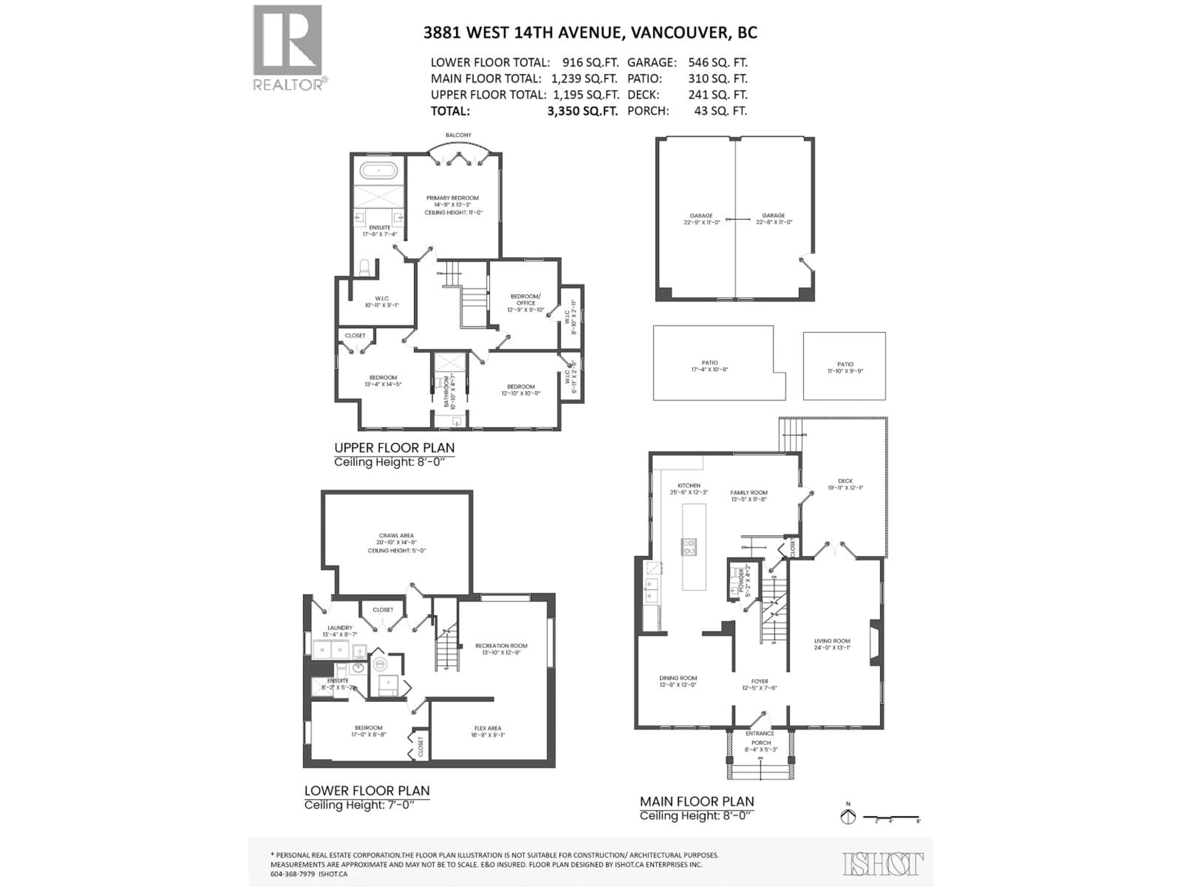 Floor plan for 3881 14TH AVENUE, Vancouver British Columbia V6R2X1