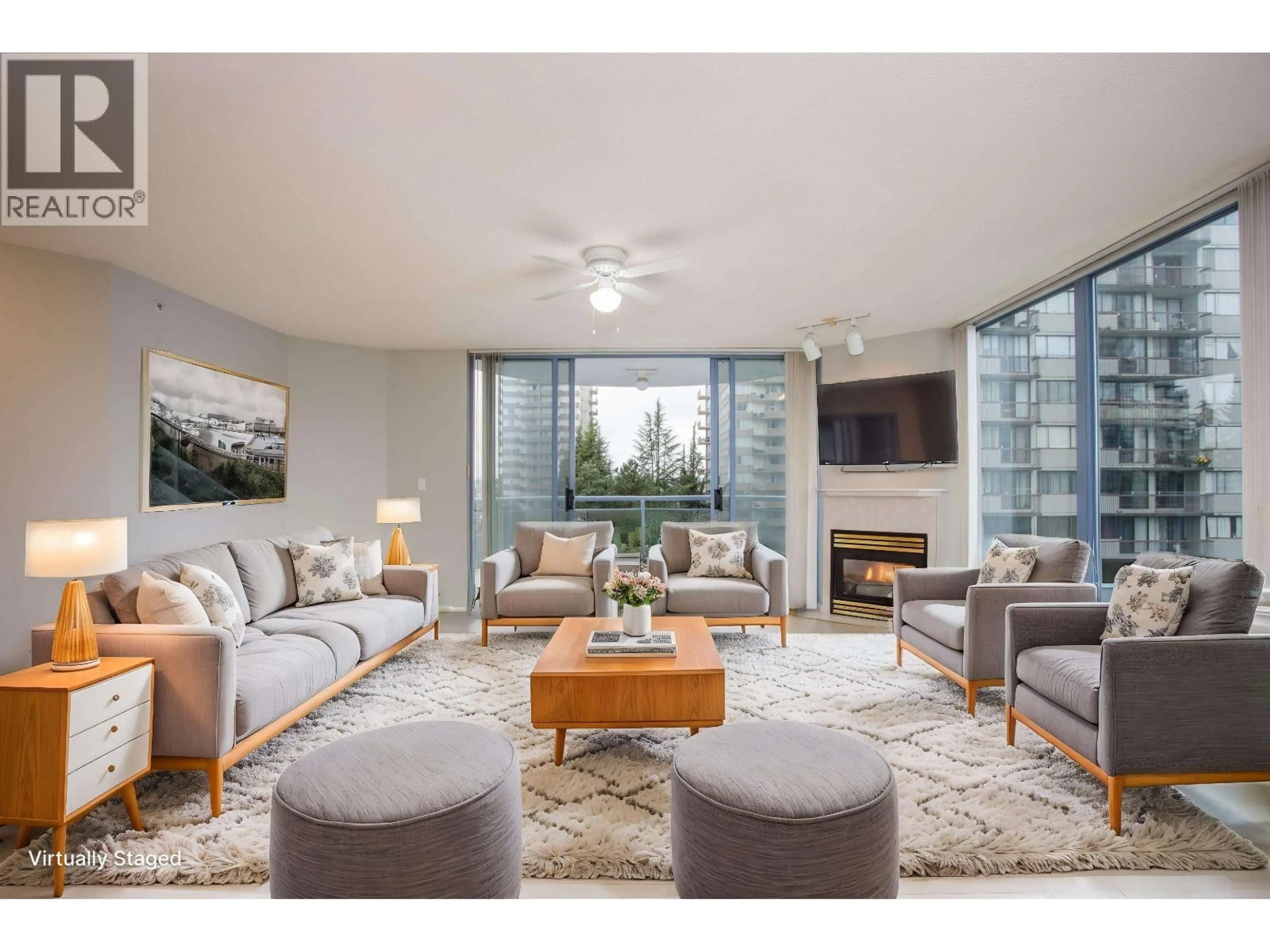 Living room with furniture, unknown for 702 - 719 PRINCESS STREET, New Westminster British Columbia V3M6T9