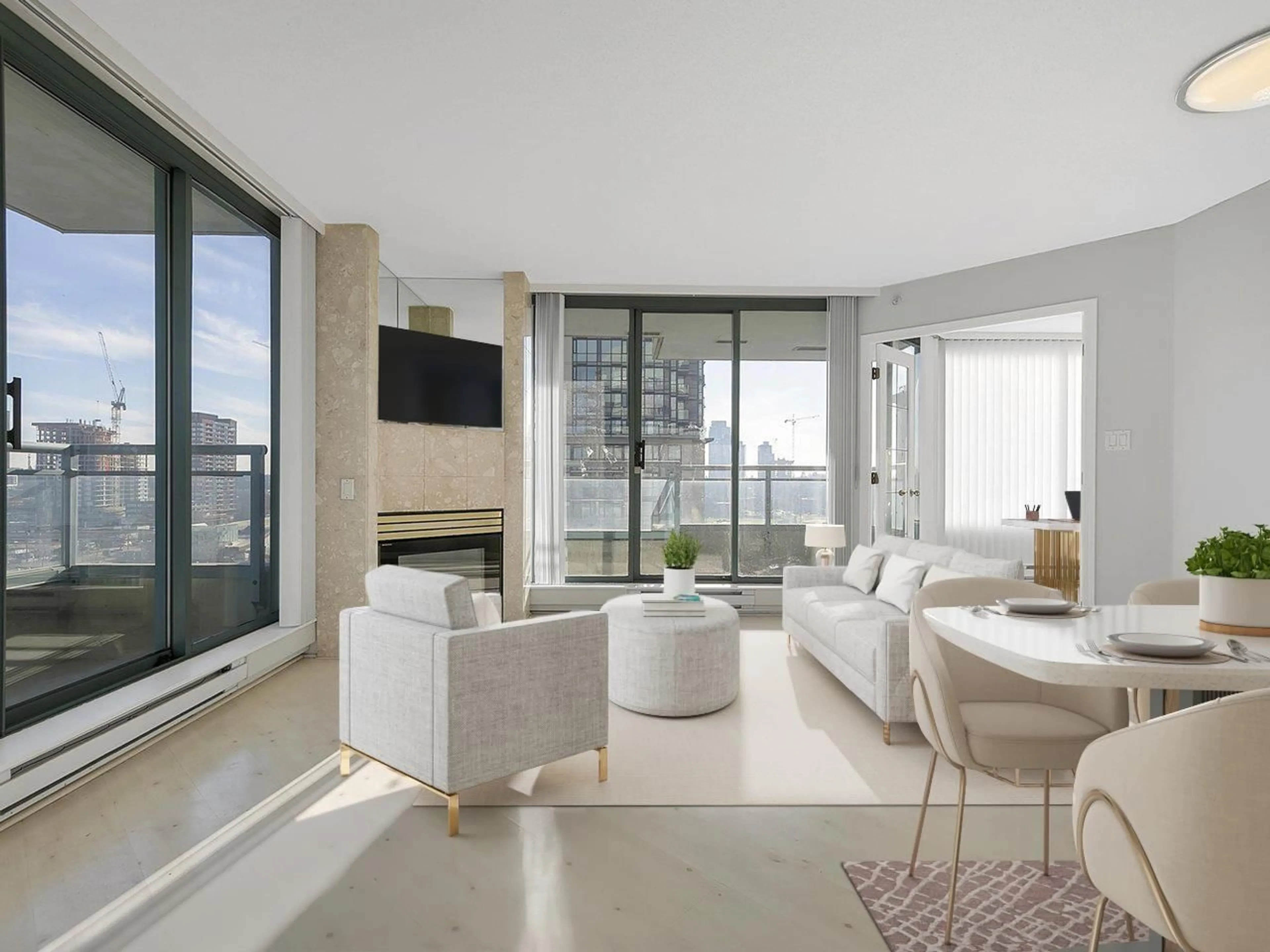 Living room with furniture, unknown for 1301 - 13383 108 AVENUE, Surrey British Columbia V3T5T6