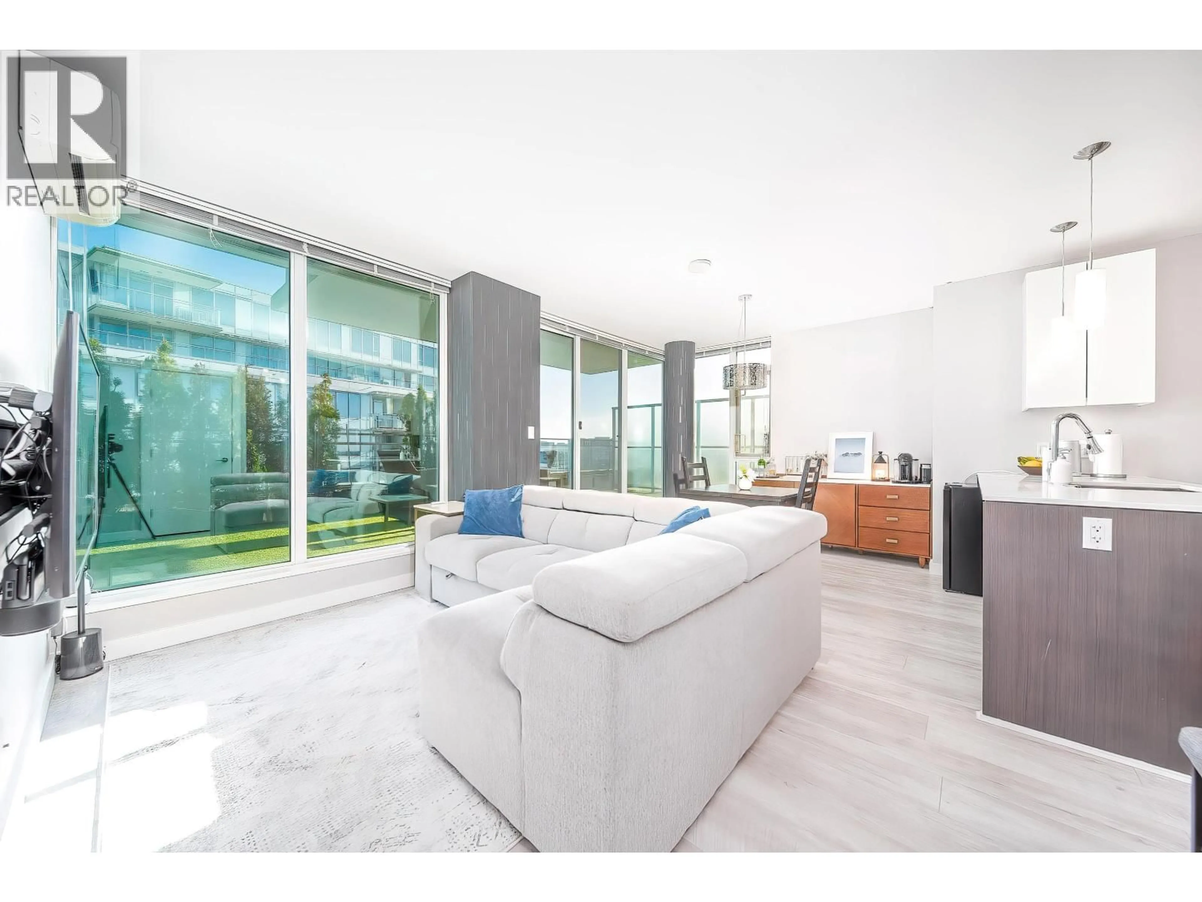 Living room with furniture, unknown for 1201 - 6951 ELMBRIDGE WAY, Richmond British Columbia V7C0A4