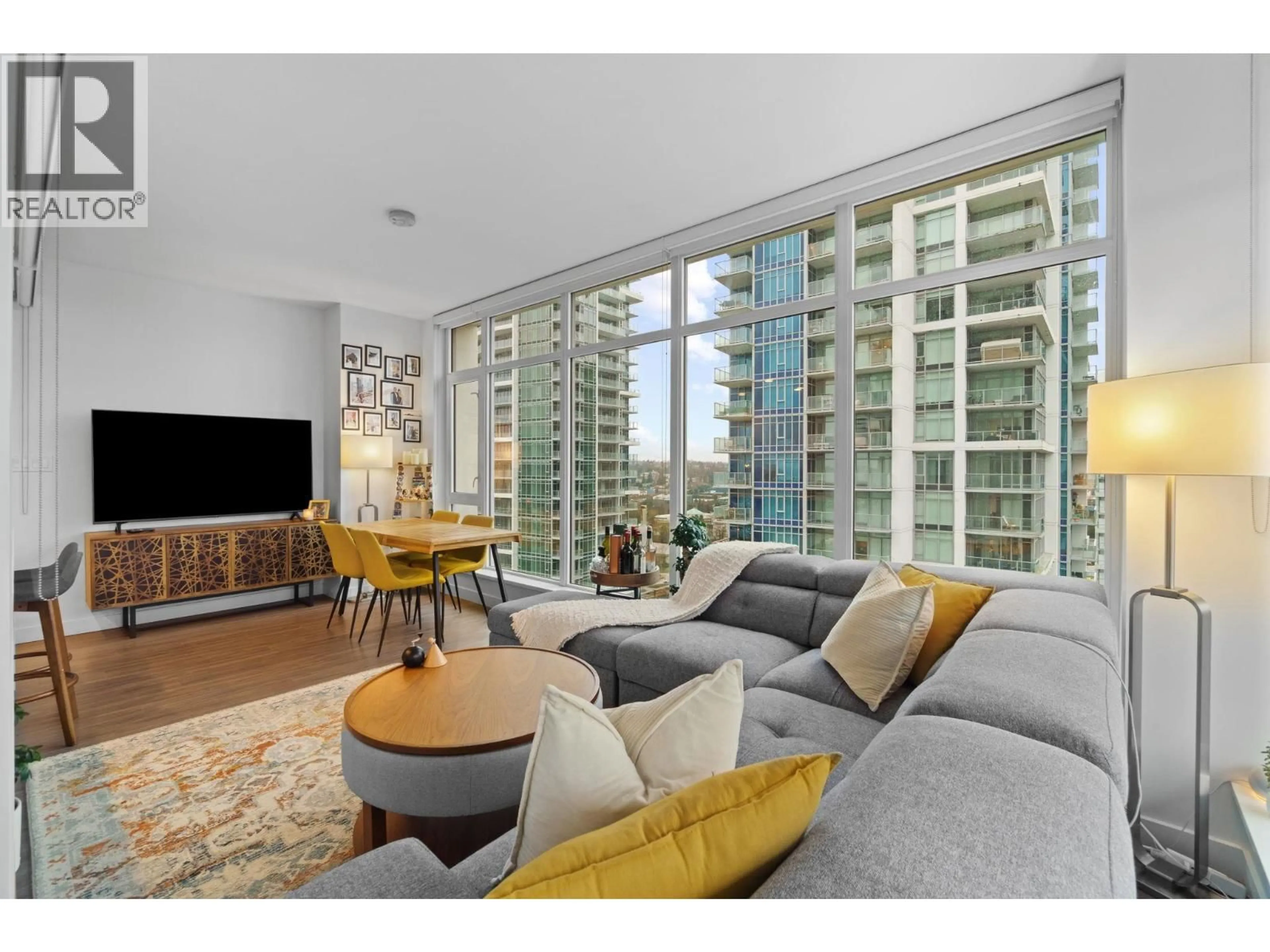 Living room with furniture, unknown for 2106 - 2351 BETA AVENUE, Burnaby British Columbia V5C0M2