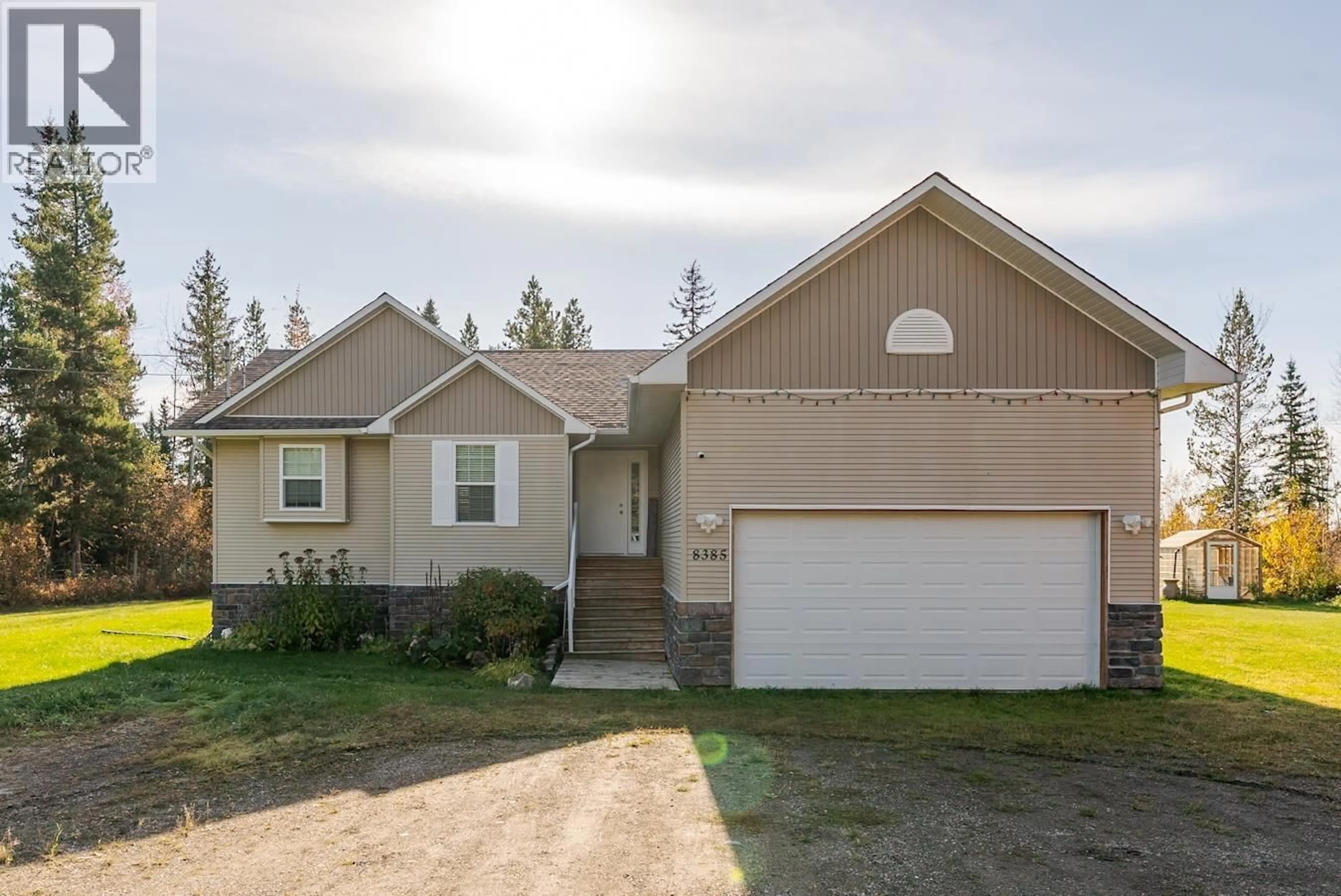 Home with vinyl exterior material, street for 8385 MURALT ROAD, Beaverley British Columbia V2N6H1