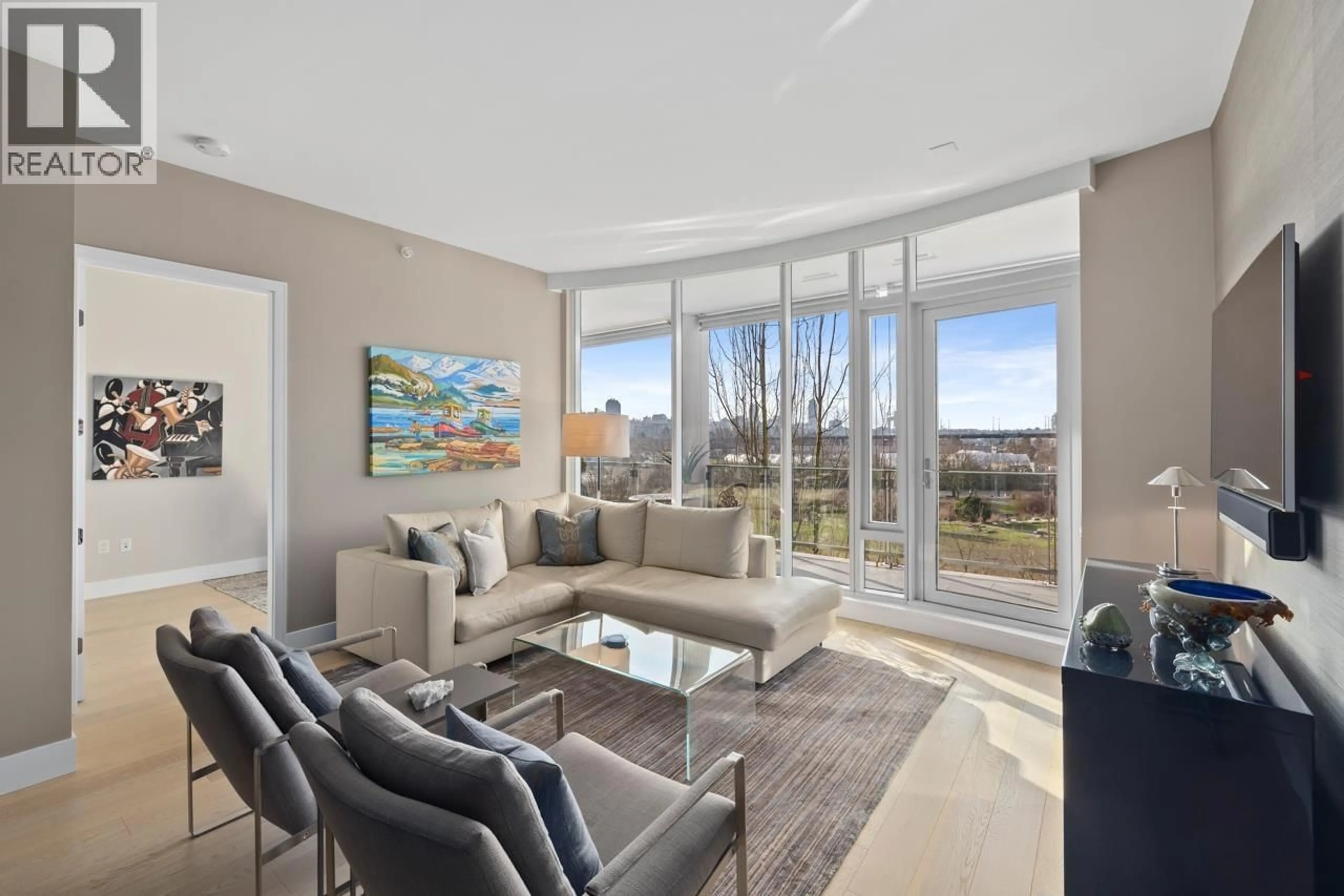 Living room with furniture, unknown for 406 - 1616 COLUMBIA STREET, Vancouver British Columbia V5Y0B7