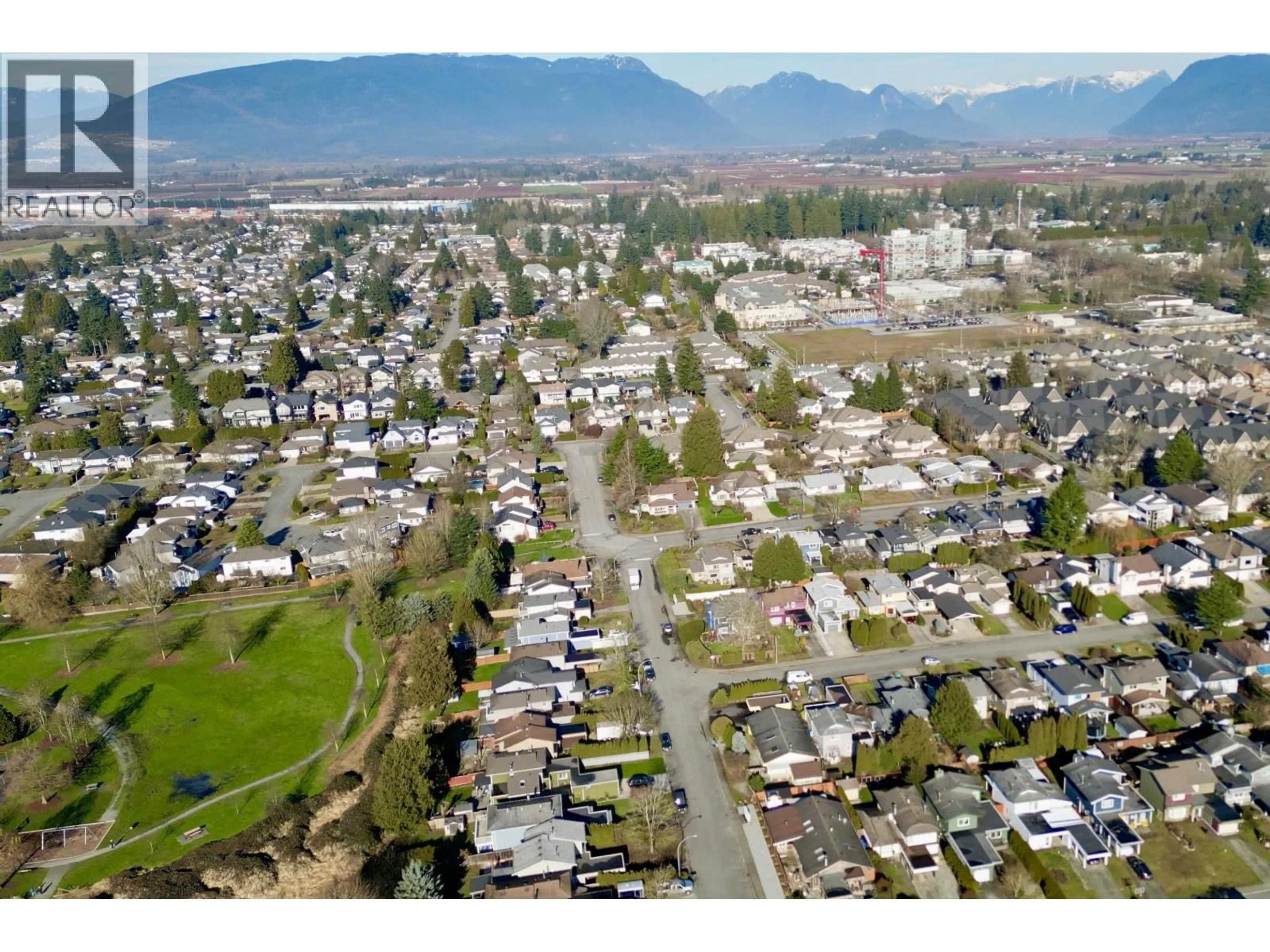 A pic from outside/outdoor area/front of a property/back of a property/a pic from drone, mountain view for 19031 MITCHELL ROAD, Pitt Meadows British Columbia V3Y2C3