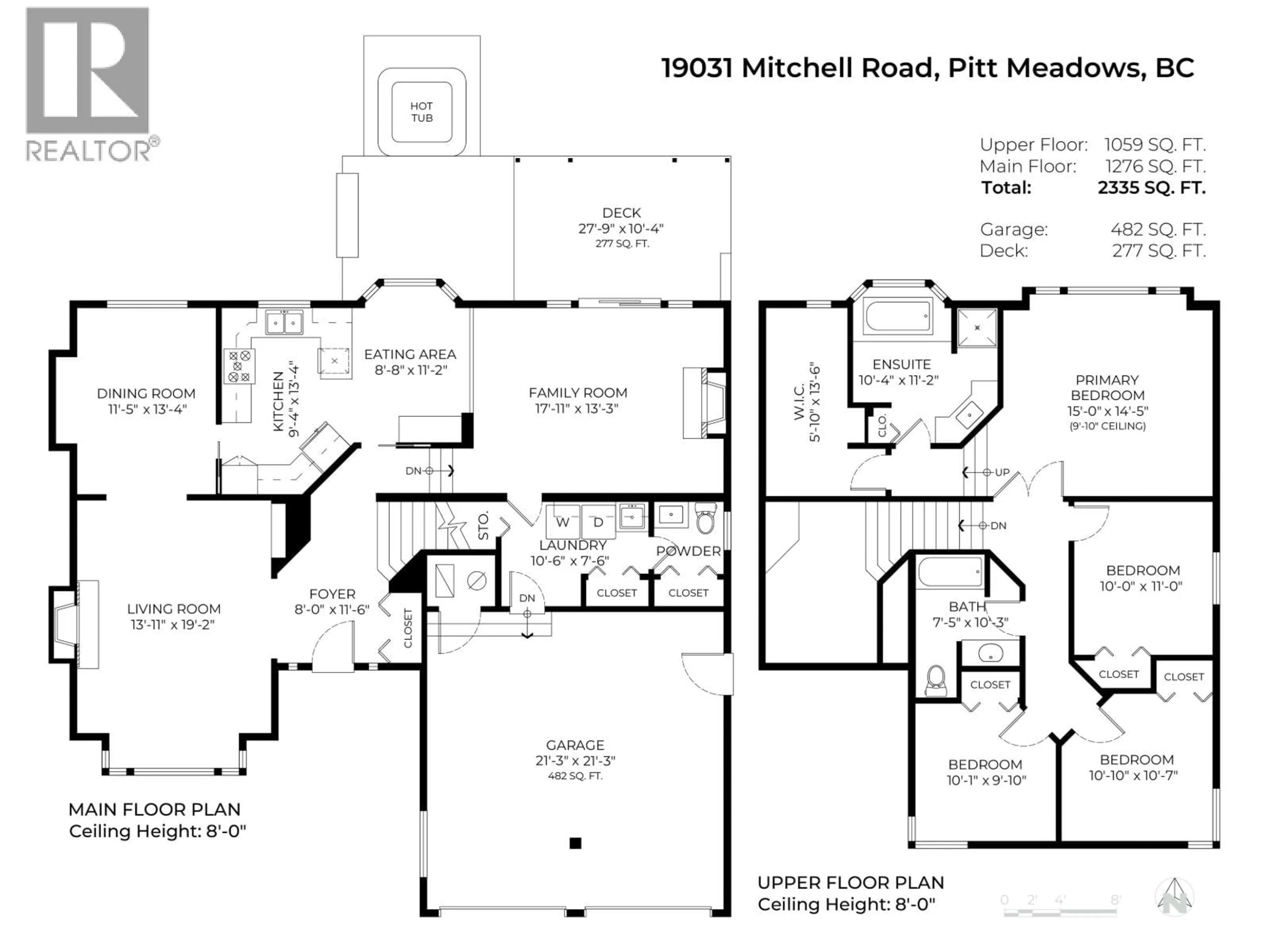 Floor plan for 19031 MITCHELL ROAD, Pitt Meadows British Columbia V3Y2C3