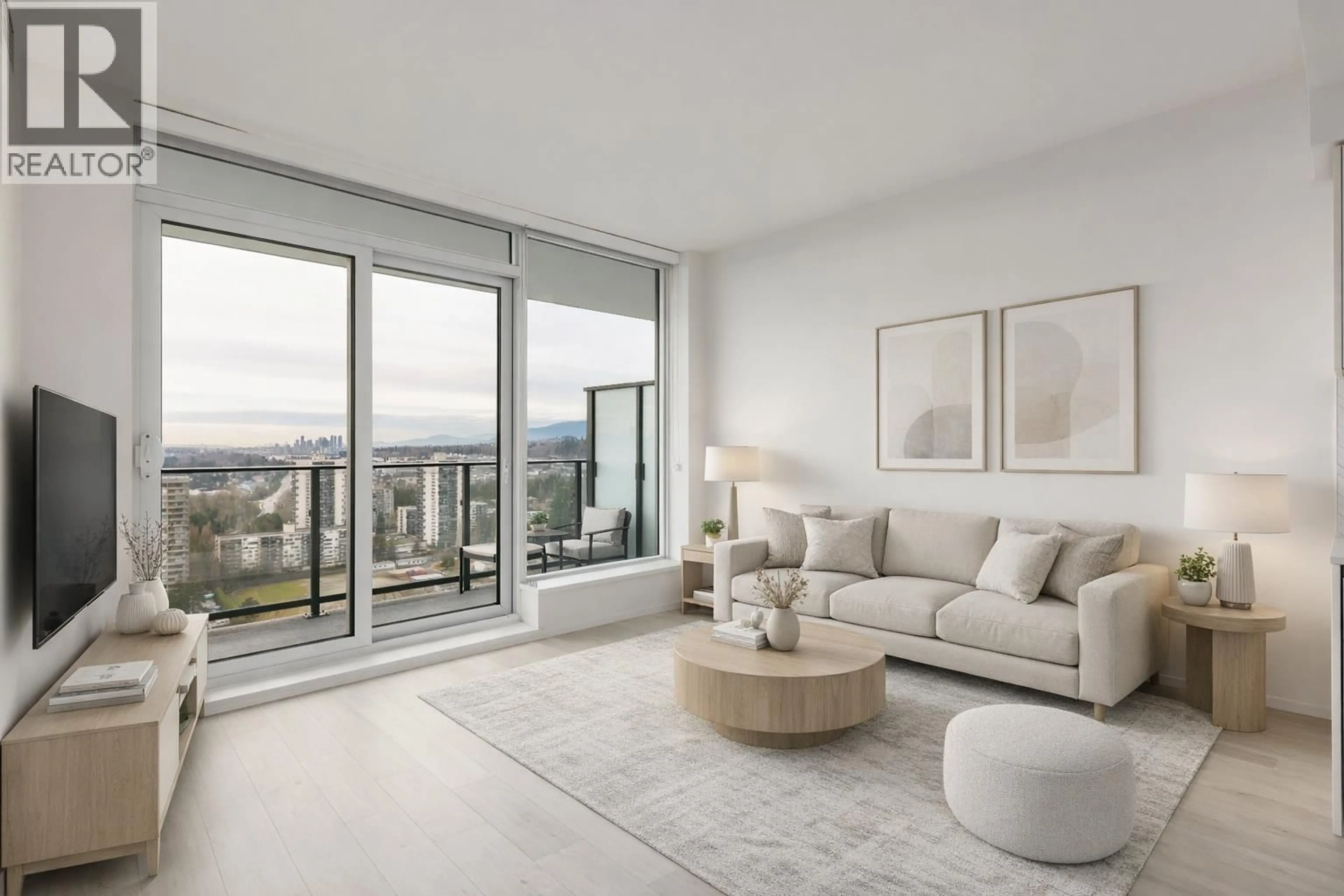 Living room with furniture, unknown for 2309 - 3809 EVERGREEN PLACE, Burnaby British Columbia V3J0M1