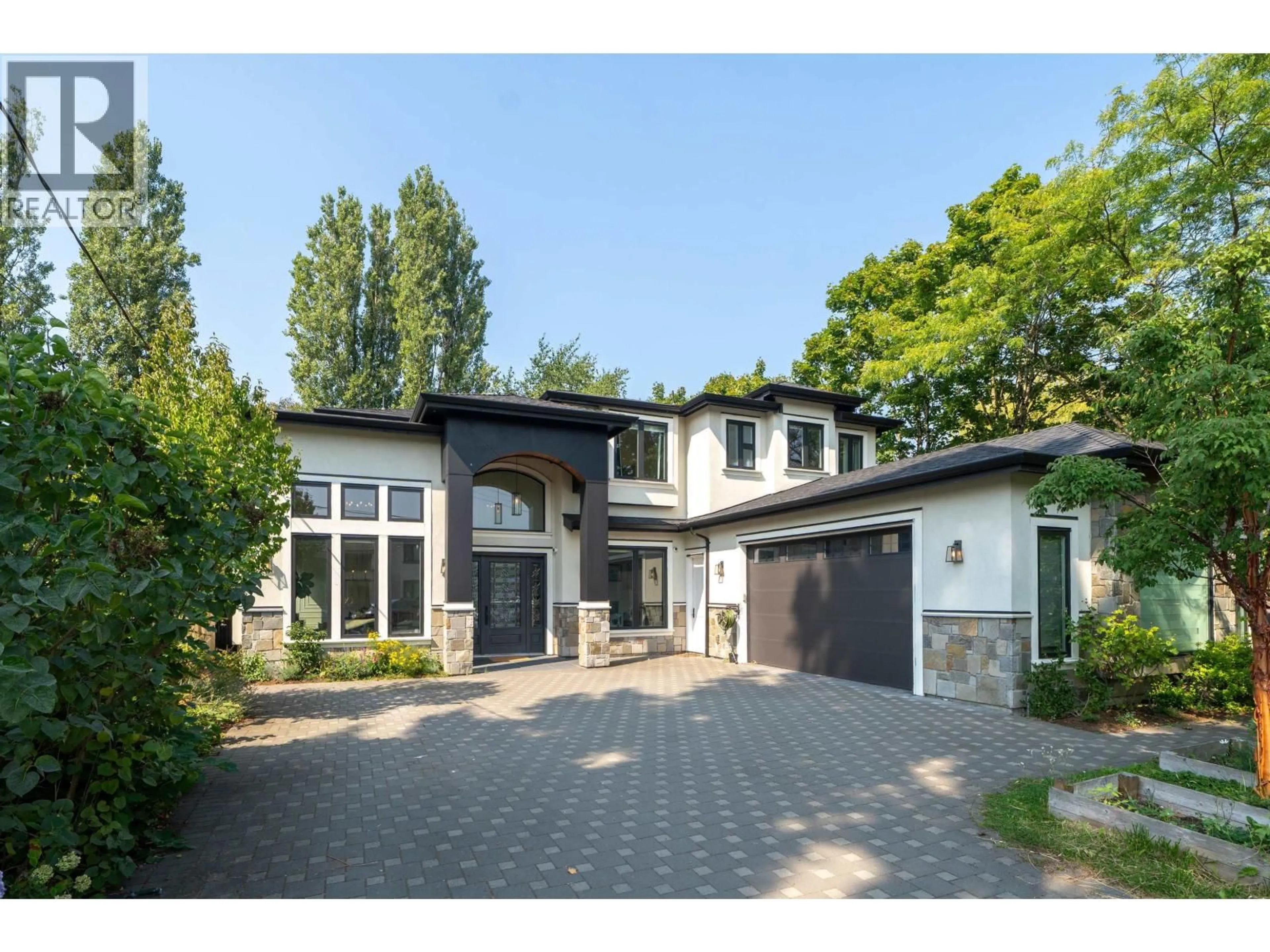 Home with brick exterior material, street for 8631 ODLIN CRESCENT, Richmond British Columbia V6X1G1