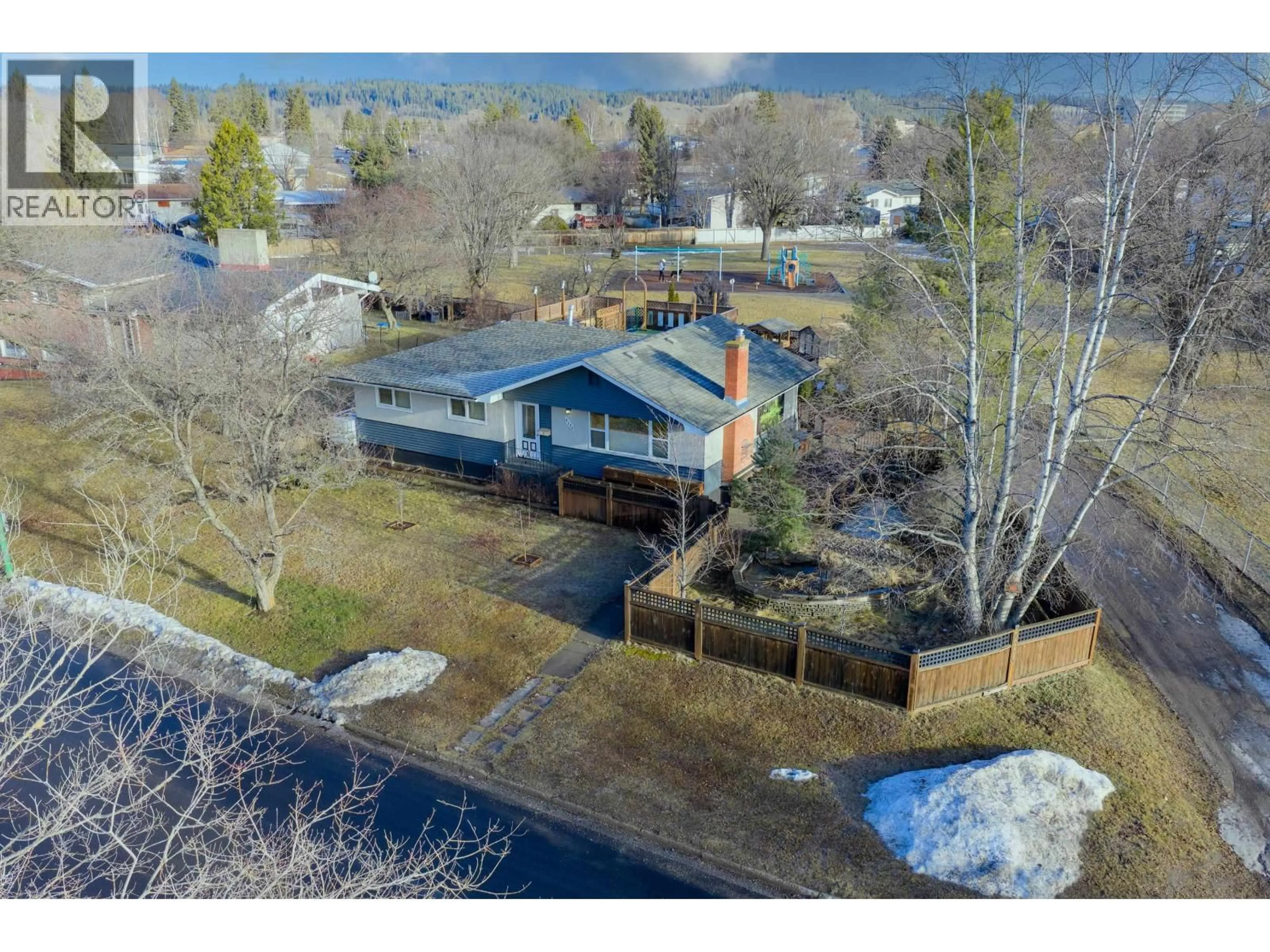 A pic from outside/outdoor area/front of a property/back of a property/a pic from drone, water/lake/river/ocean view for 2795 EWERT CRESCENT, Prince George British Columbia V2M2S1