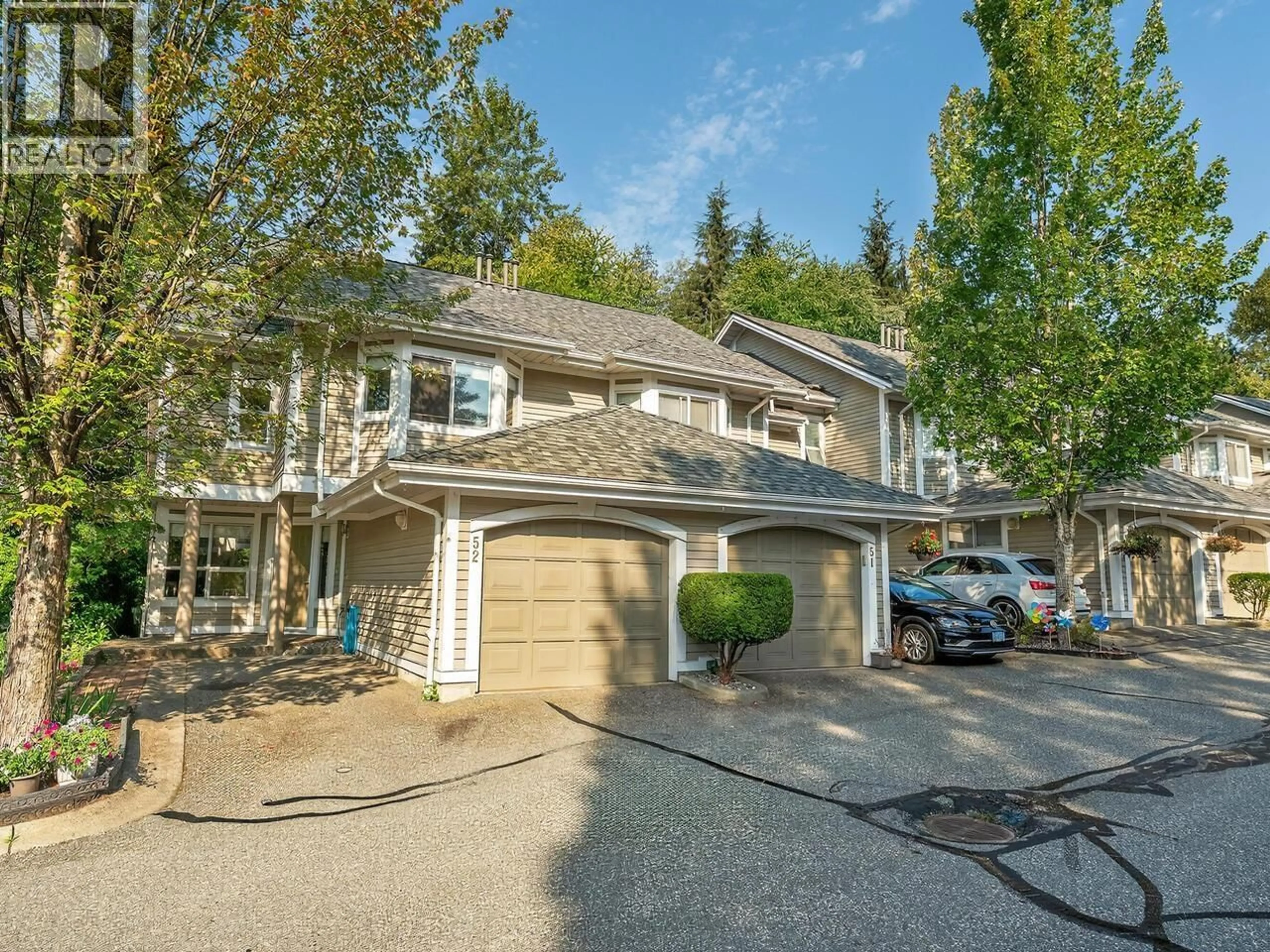 A pic from outside/outdoor area/front of a property/back of a property/a pic from drone, street for 52 - 650 ROCHE POINT DRIVE, North Vancouver British Columbia V7H2Z5