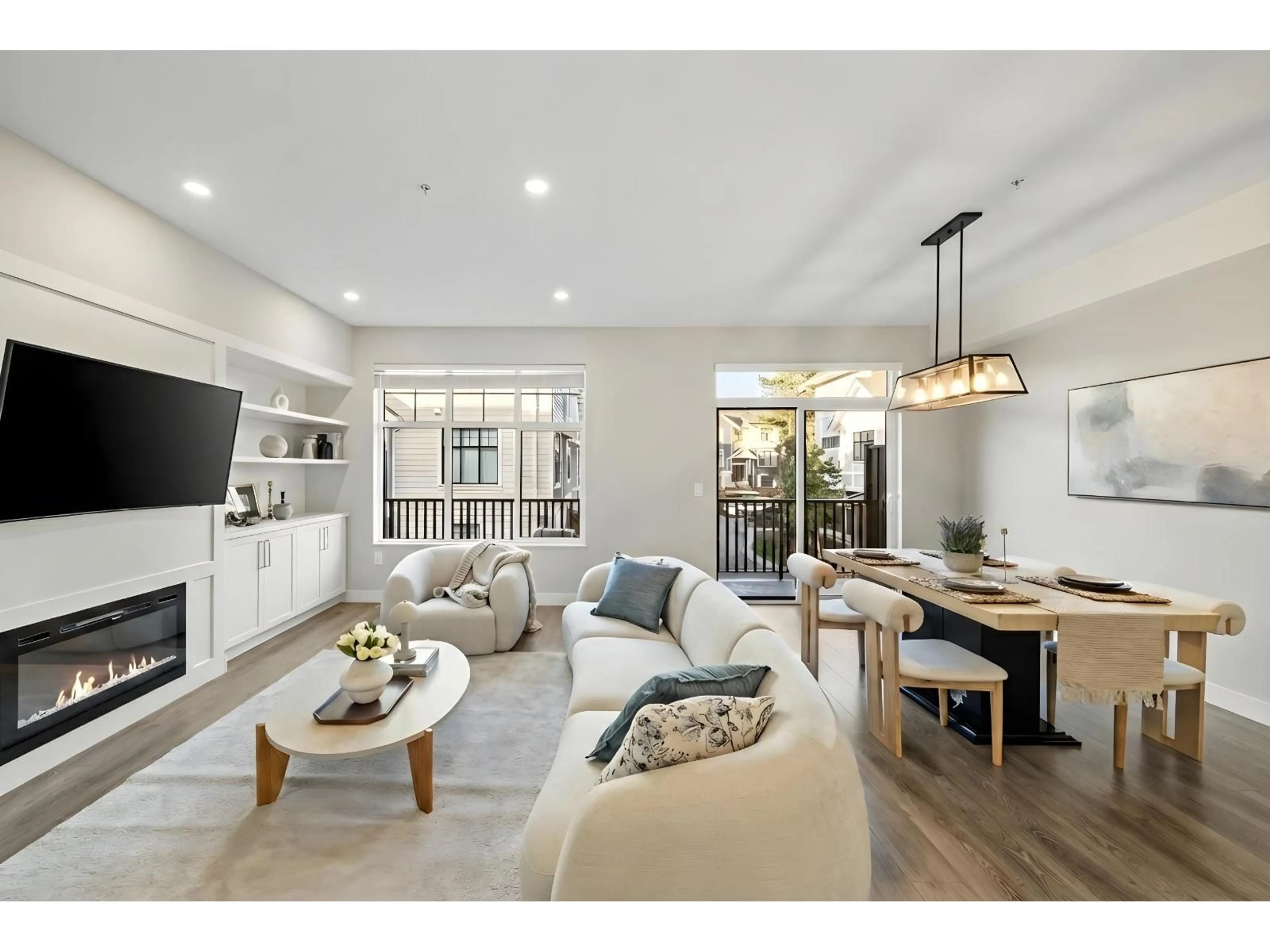 Living room with furniture, unknown for 14 - 20327 72B AVENUE, Langley British Columbia V2Y4J6