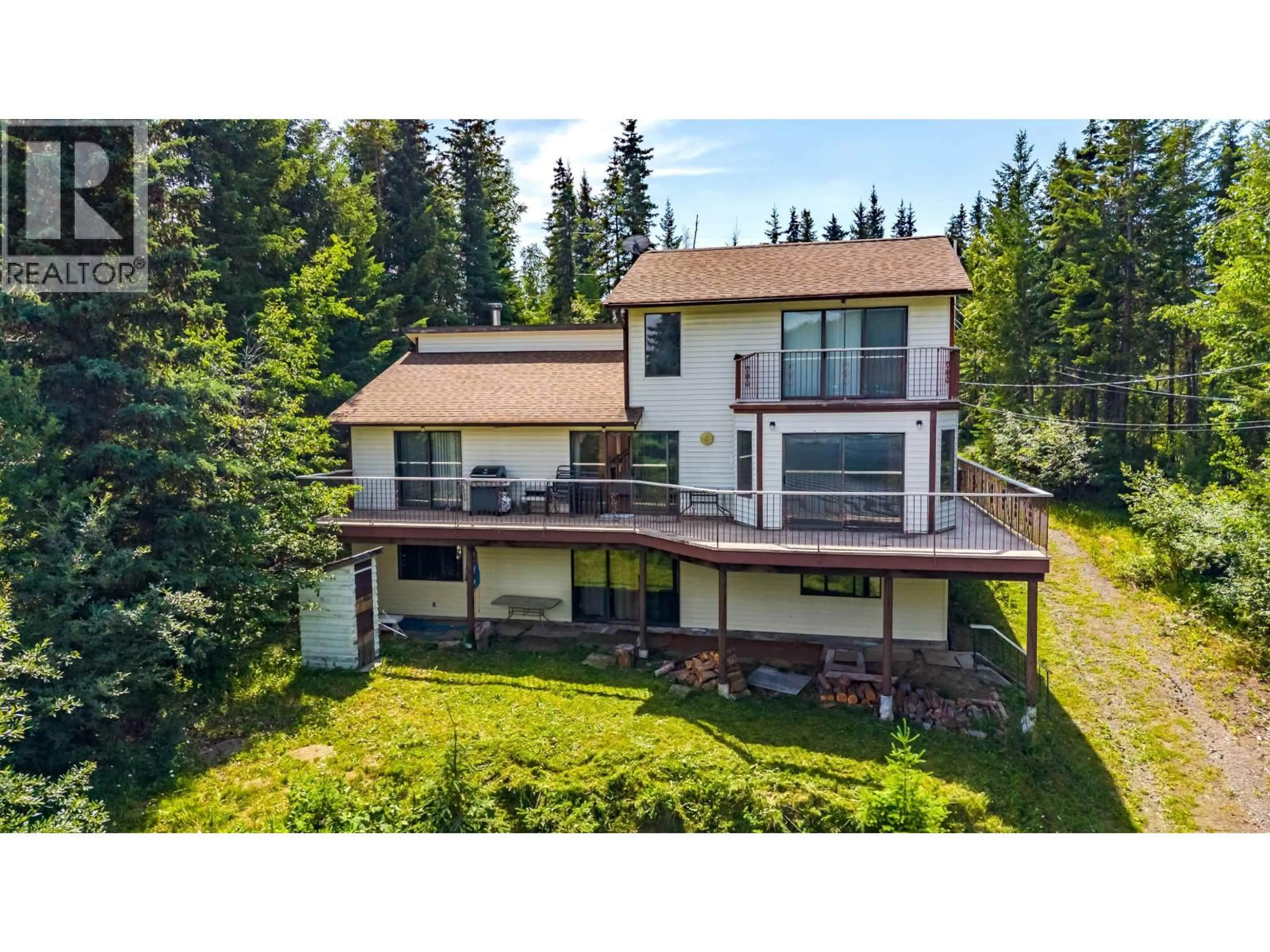 A pic from outside/outdoor area/front of a property/back of a property/a pic from drone, unknown for 7607 BEAZELY ROAD, Deka Lake / Sulphurous / Hathaway Lakes British Columbia V0K1X3