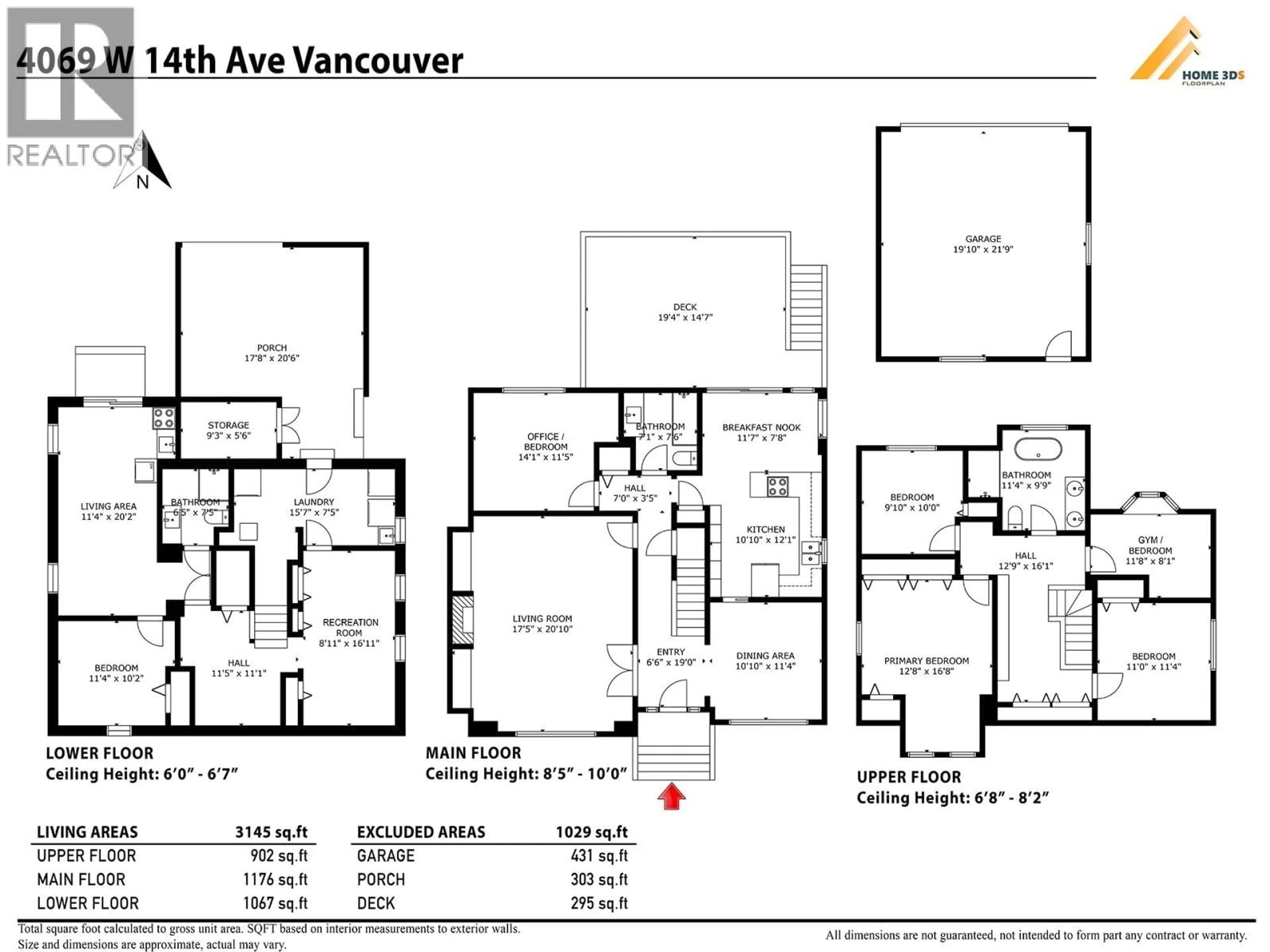 Floor plan for 4069 14TH AVENUE, Vancouver British Columbia V6R2X3