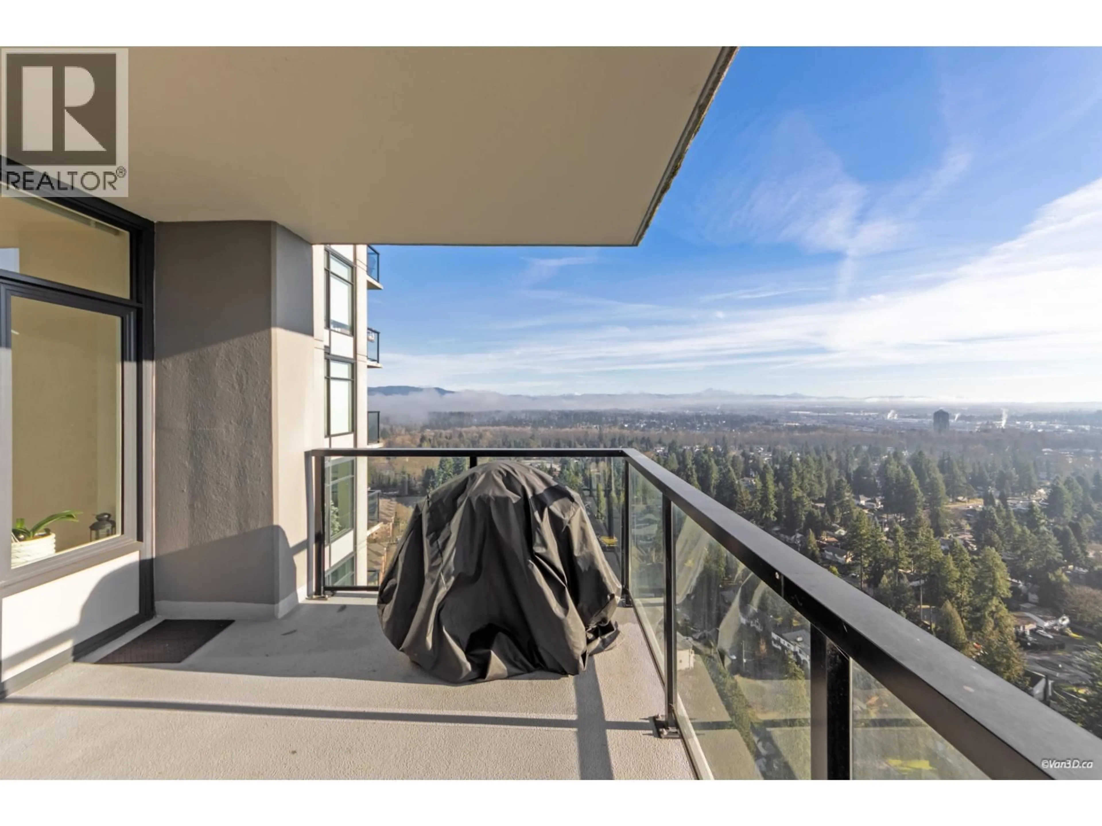 Balcony in the apartment, mountain view for 3804 - 3080 LINCOLN AVENUE, Coquitlam British Columbia V3B0L9