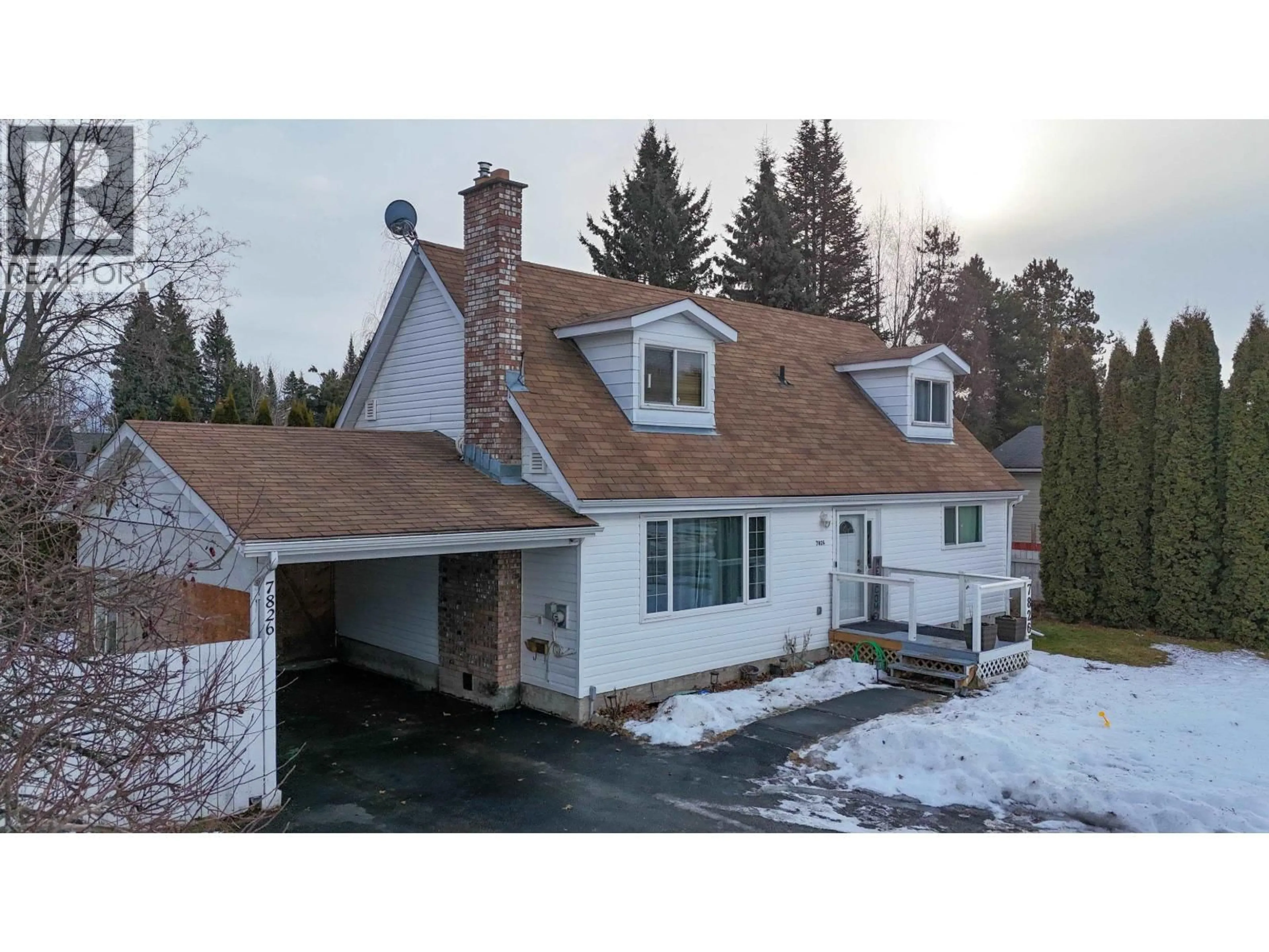 A pic from outside/outdoor area/front of a property/back of a property/a pic from drone, unknown for 7826 REGIS PLACE, Prince George British Columbia V2N3J1