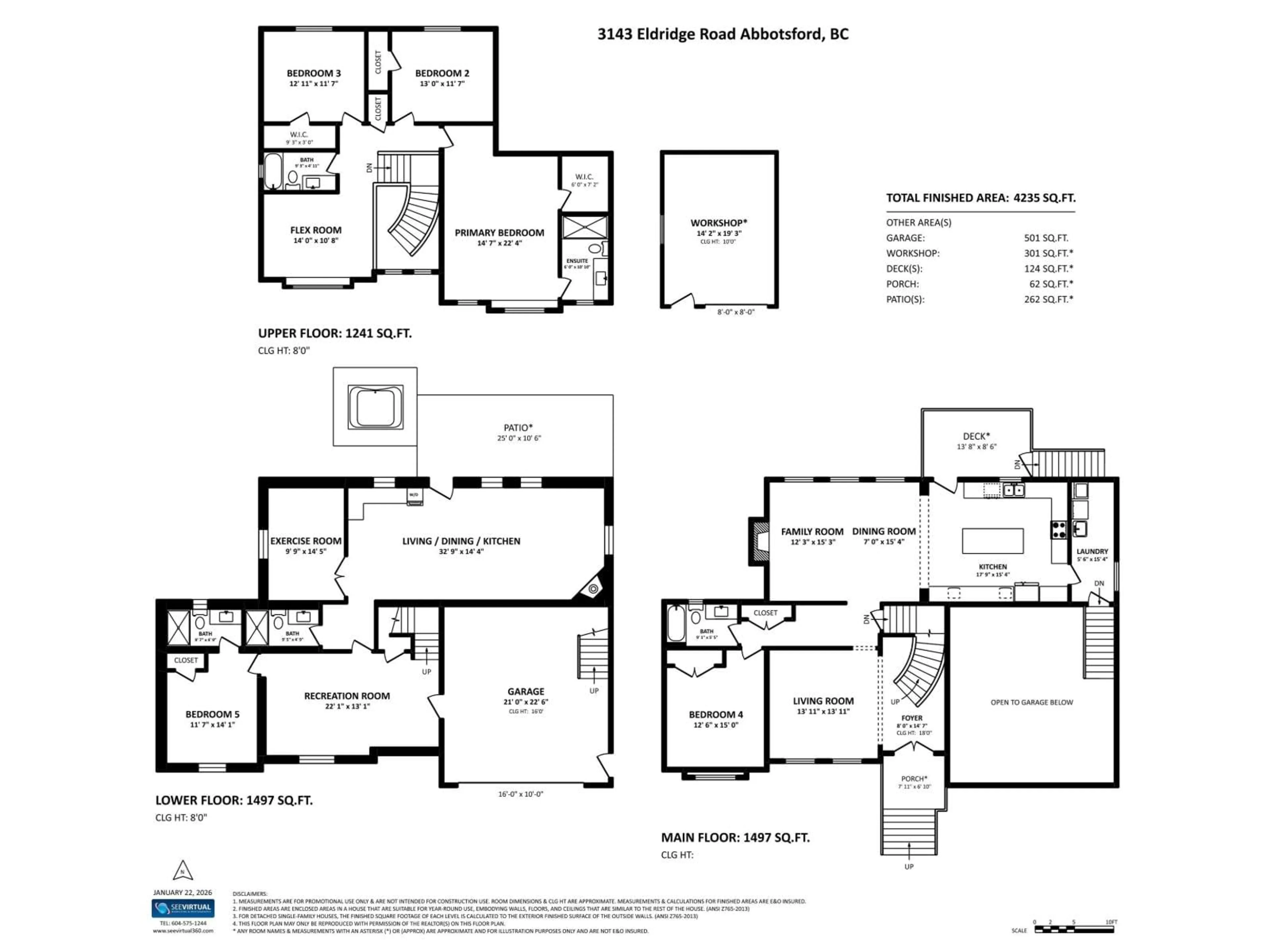 Floor plan for 3143 ELDRIDGE ROAD, Abbotsford British Columbia V3G2H4