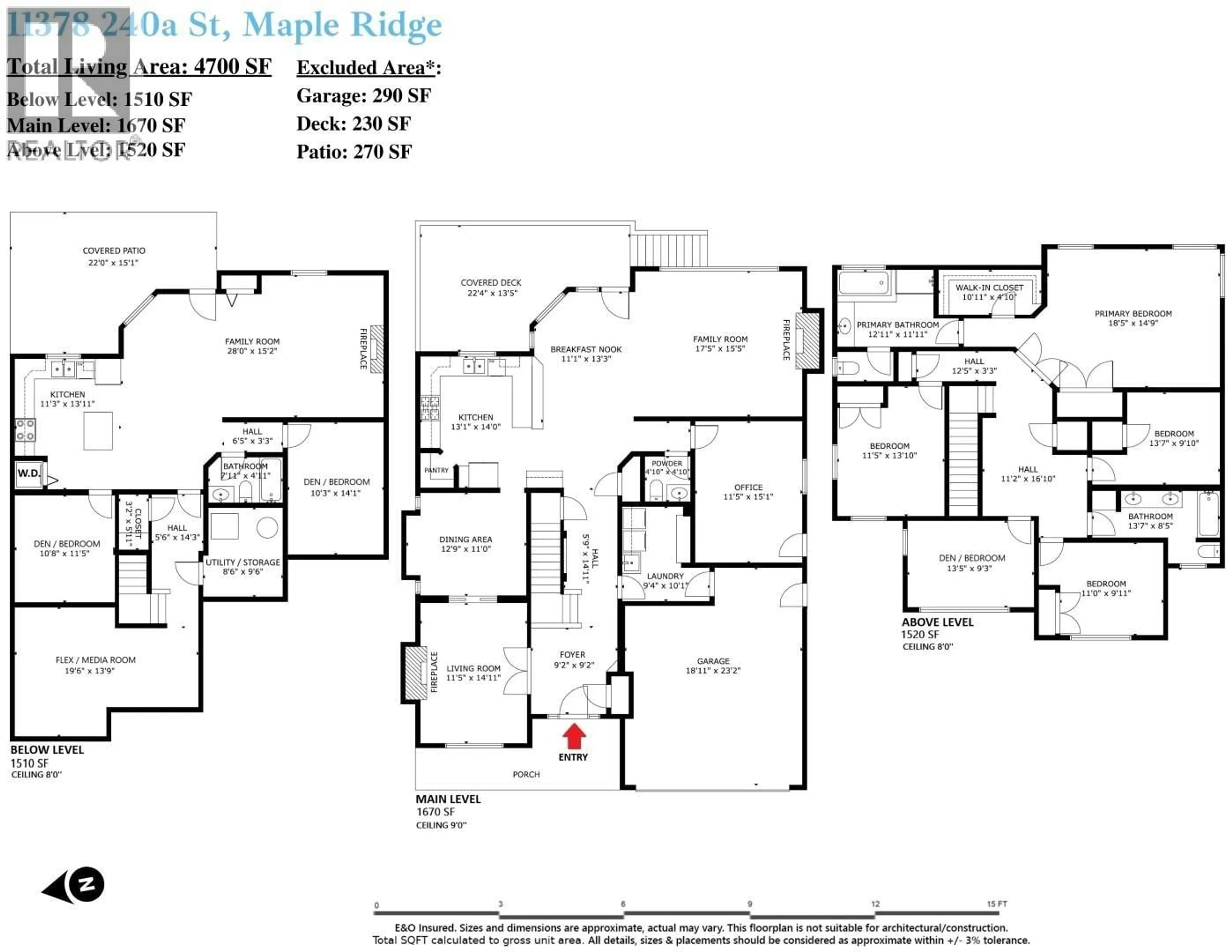 Floor plan for 11378 240A STREET, Maple Ridge British Columbia V2W0A4