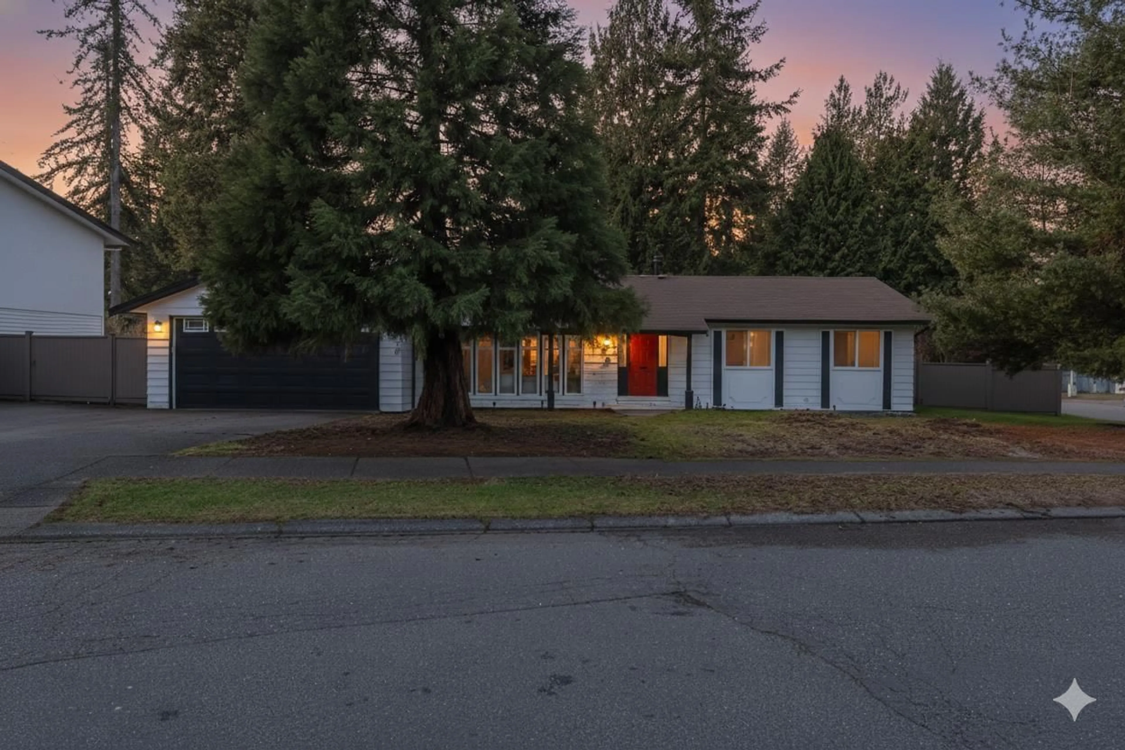 Home with vinyl exterior material, street for 4671 197A STREET, Langley British Columbia V3A5H7